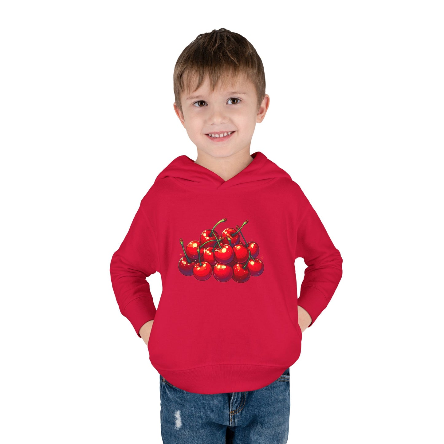 Cherry Toddler Hoodie, Cute Kids Pullover, Birthday Gift, Spring Fashion