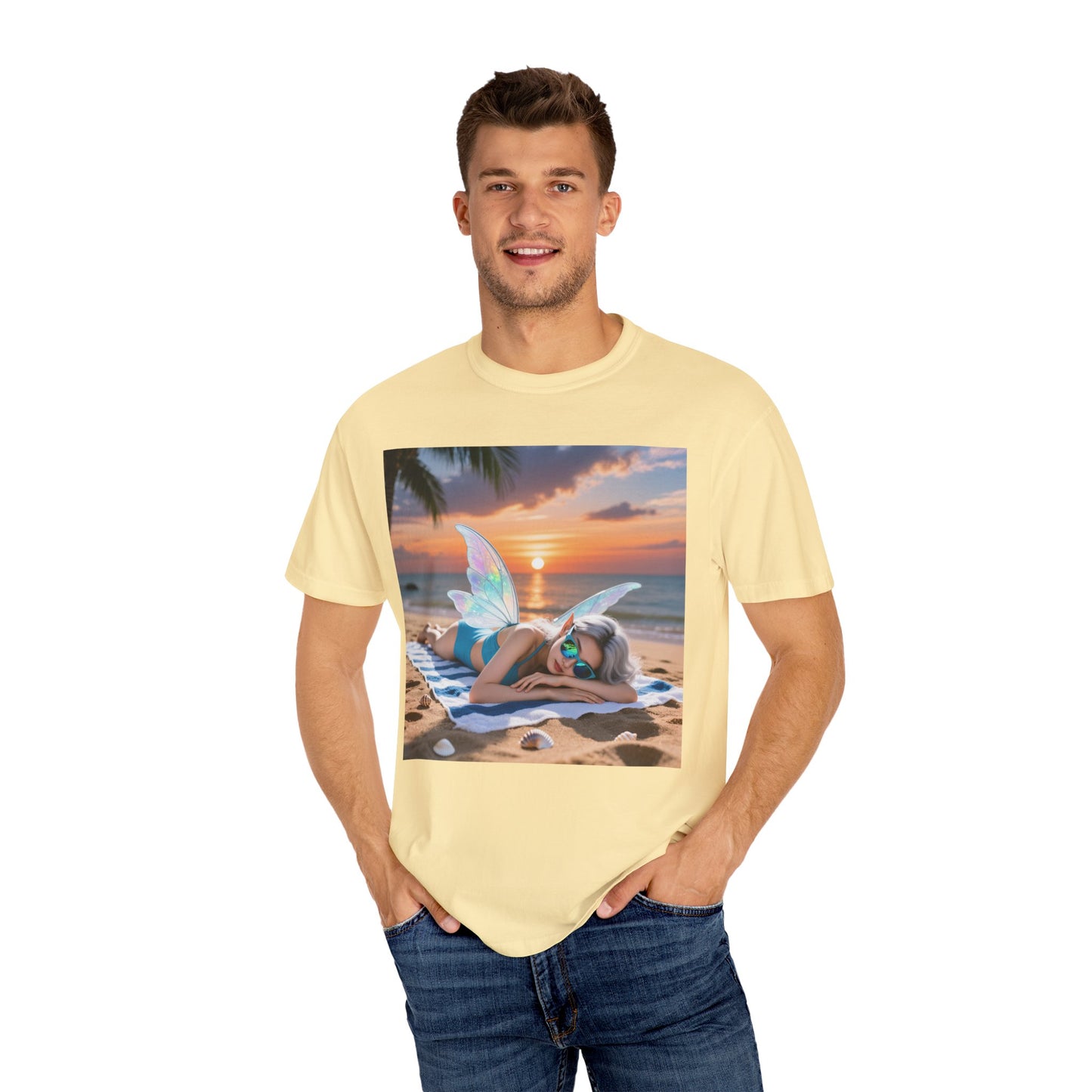 Beach Fairy Unisex T-Shirt, Summer Vibe Tee, Beachwear, Gift for Beach Lovers, Relaxation Shirt, Graphic Tee