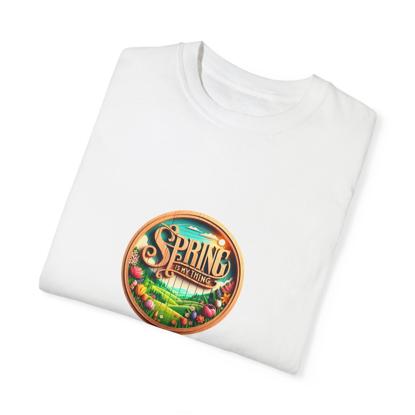 Spring Vibes Unisex Garment-Dyed T-shirt - Celebrate the Season