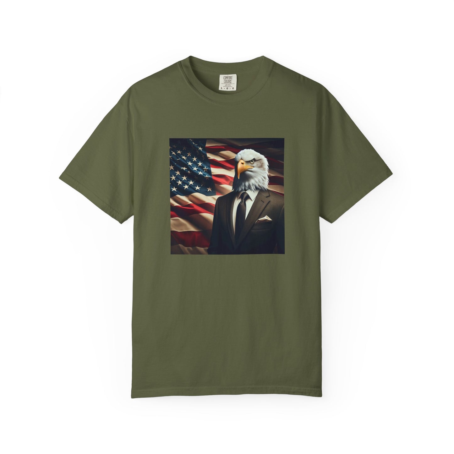 USA Means Business! Unisex Garment-Dyed Tee for Independence Day