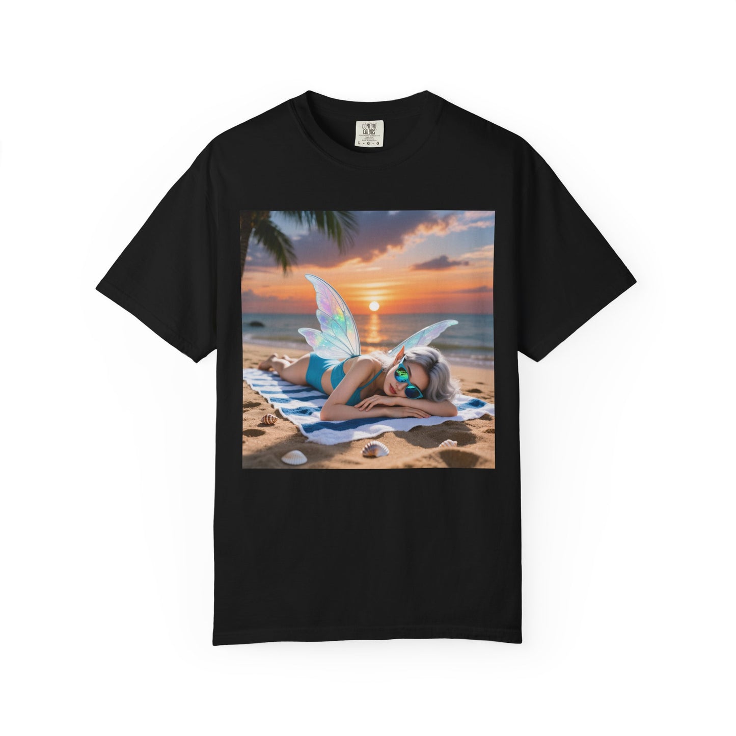 Beach Fairy Unisex T-Shirt, Summer Vibe Tee, Beachwear, Gift for Beach Lovers, Relaxation Shirt, Graphic Tee