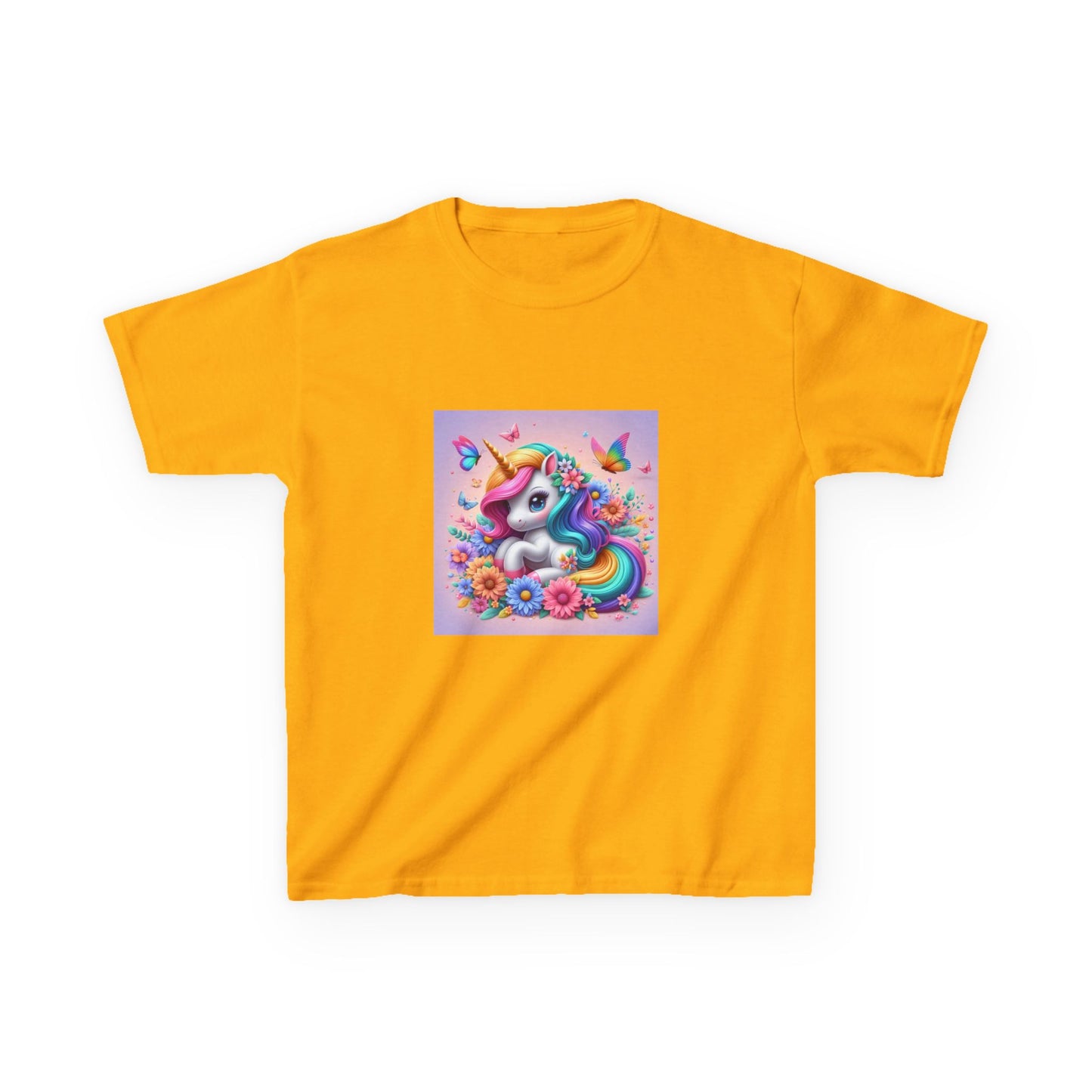 Colorful Unicorn Kids Tee Shirt, Girl's Rainbow T-Shirt, Cute Toddler Clothing, Magical Fantasy Top, Children's Graphic Tee