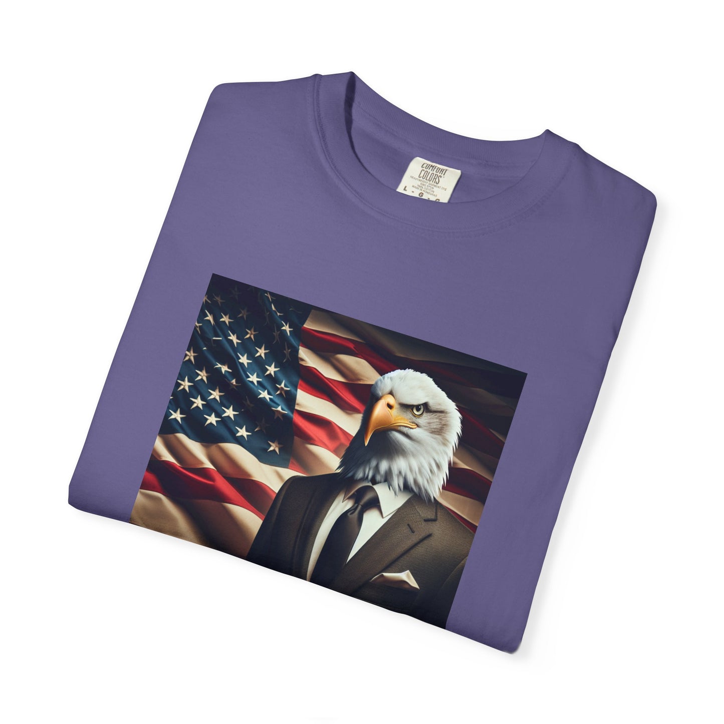 USA Means Business! Unisex Garment-Dyed Tee for Independence Day