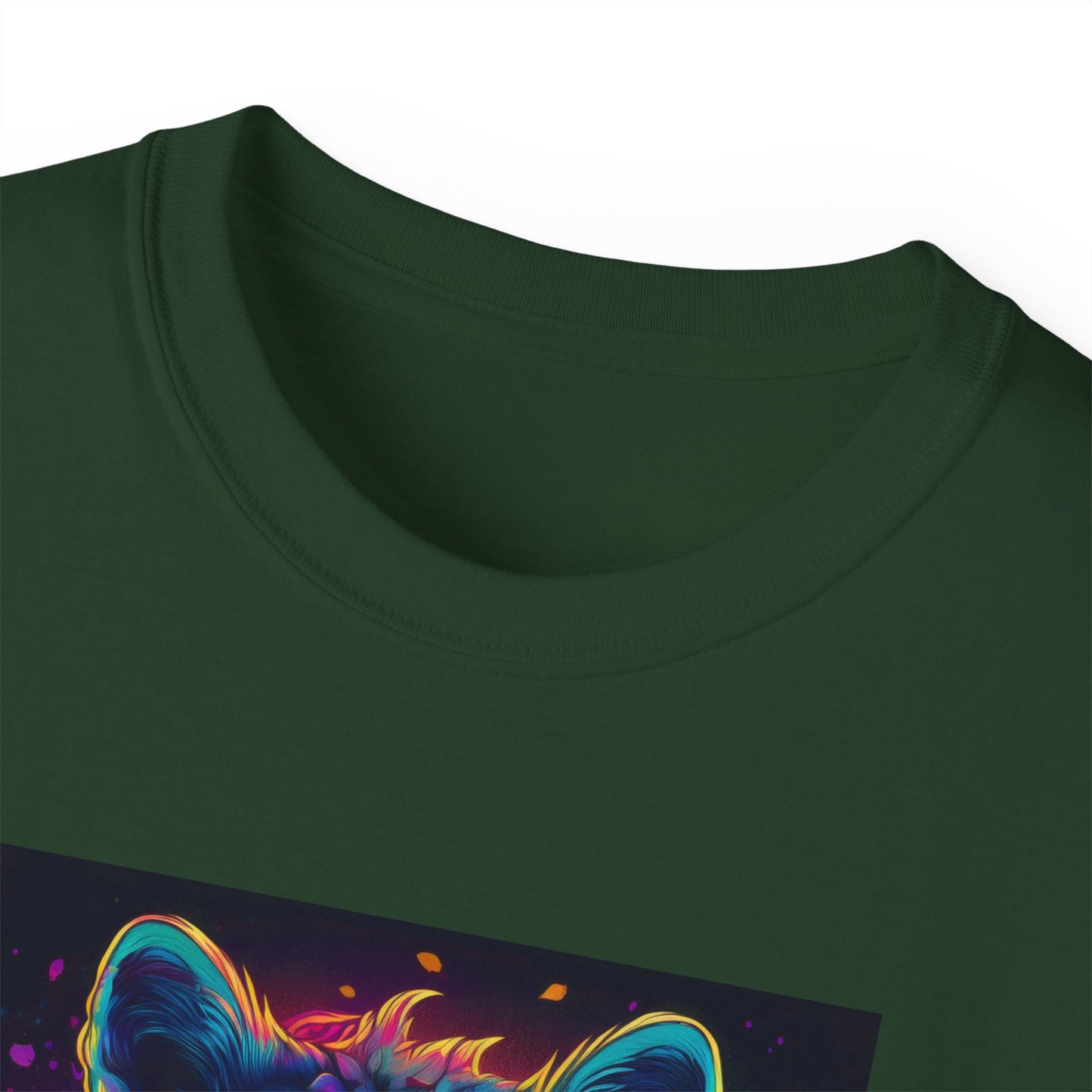 90's Style Colorful Lion Graphic Ultra Cotton Tee - Vibrant and Fun Wear