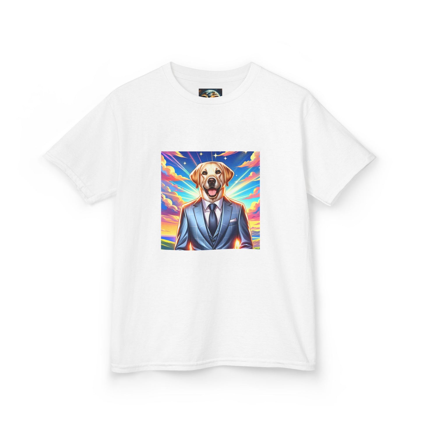 Whimsical Dog Portrait Kids Tee, Fun Youth T-Shirt, Dog Lover Gift, Colorful Kids Shirt, Perfect for Birthdays or Playdates