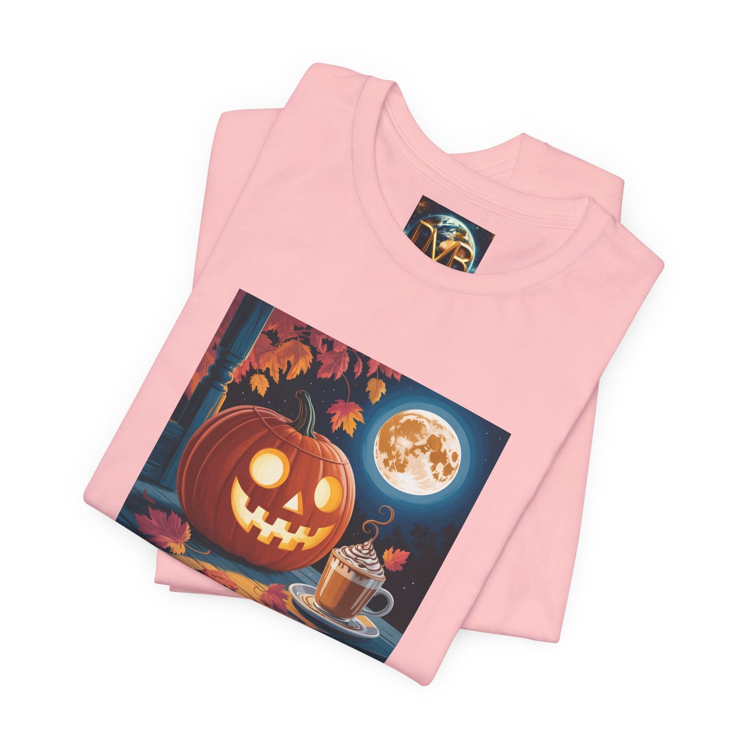 Fall In Love With Fall, Unisex Fall T-Shirt, Halloween Shirt, Cozy Fall Apparel, Seasonal Graphic Tee, Pumpkin Spice Tee
