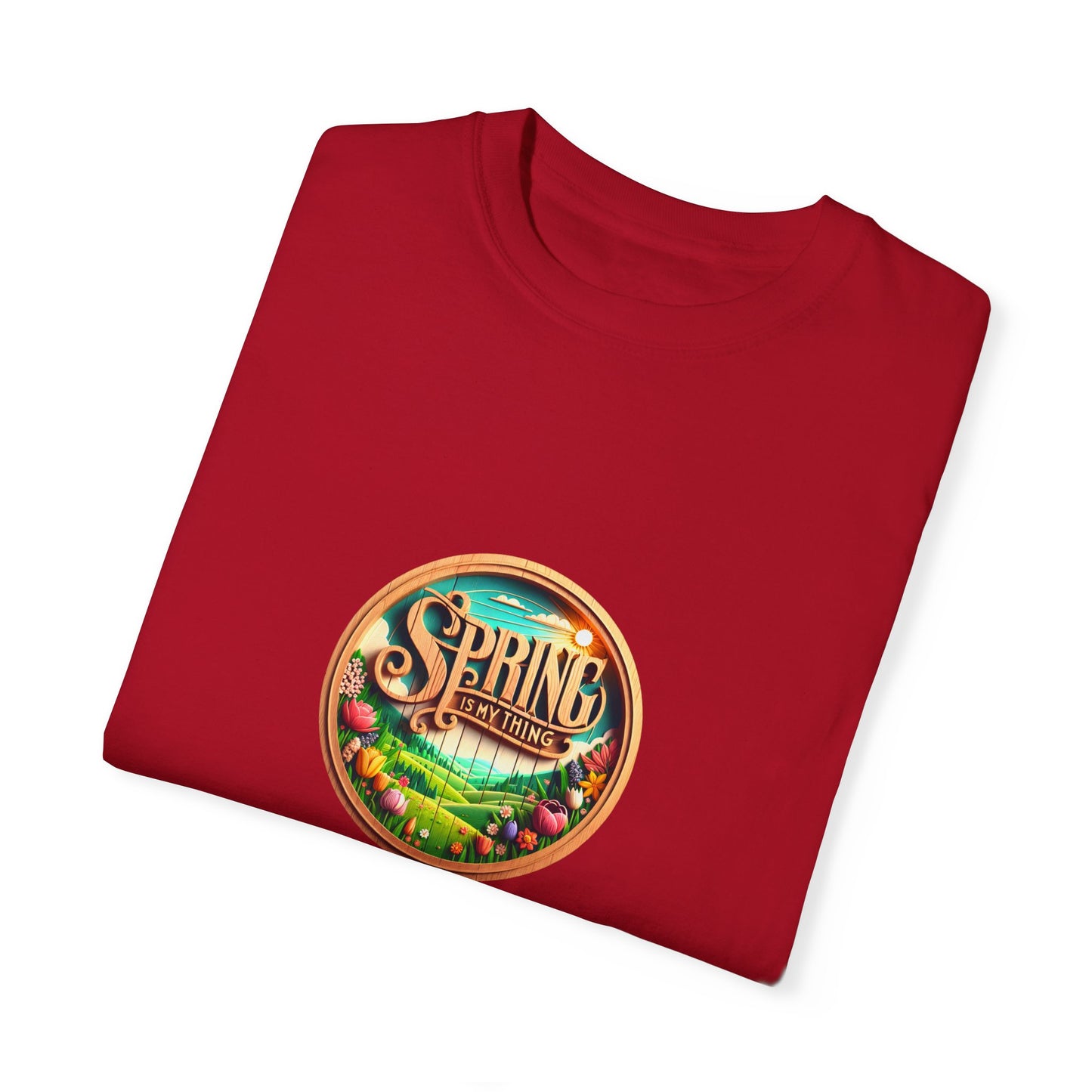 Spring Vibes Unisex Garment-Dyed T-shirt - Celebrate the Season