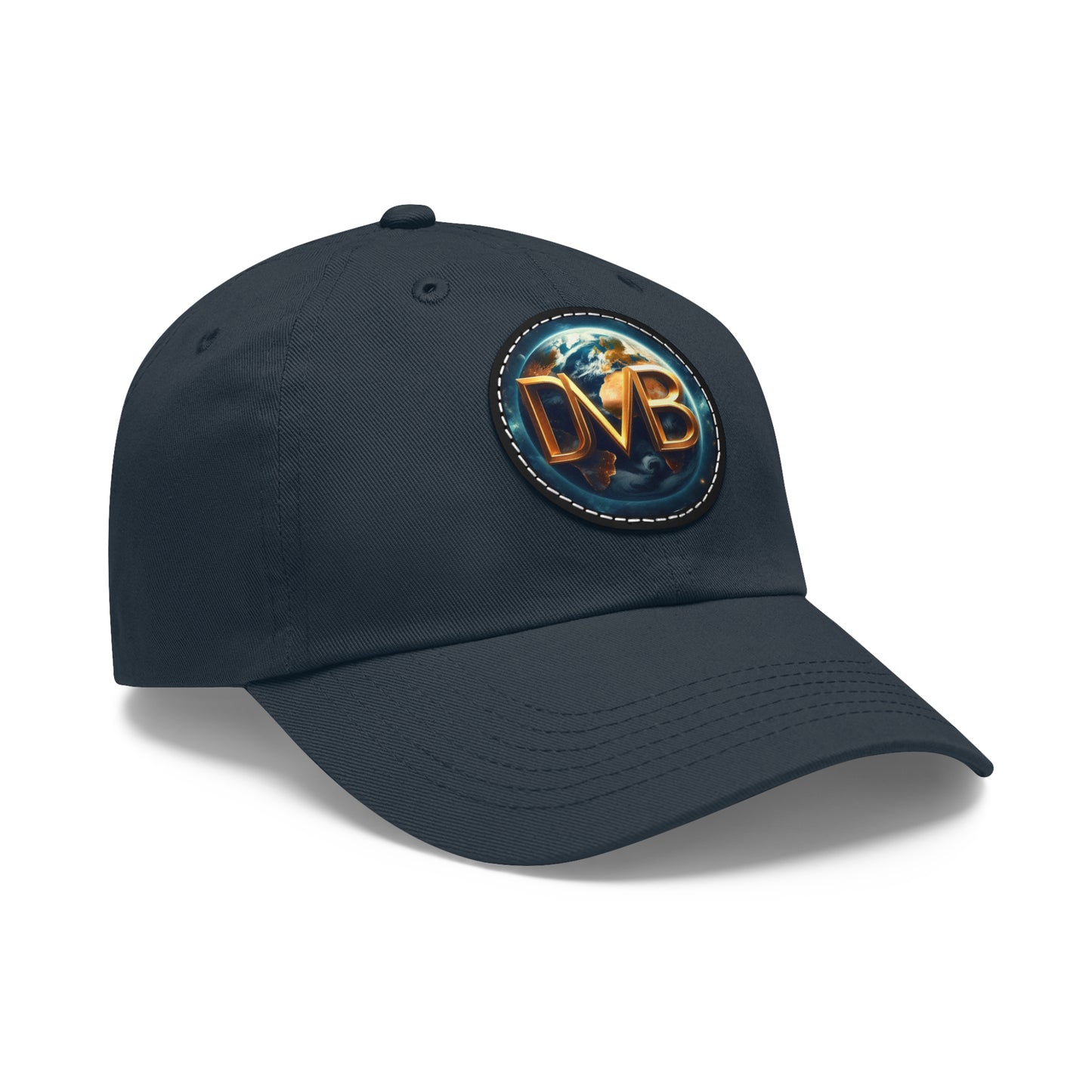 Diego Von Bellini Dad Hat with Leather Patch (Round)
