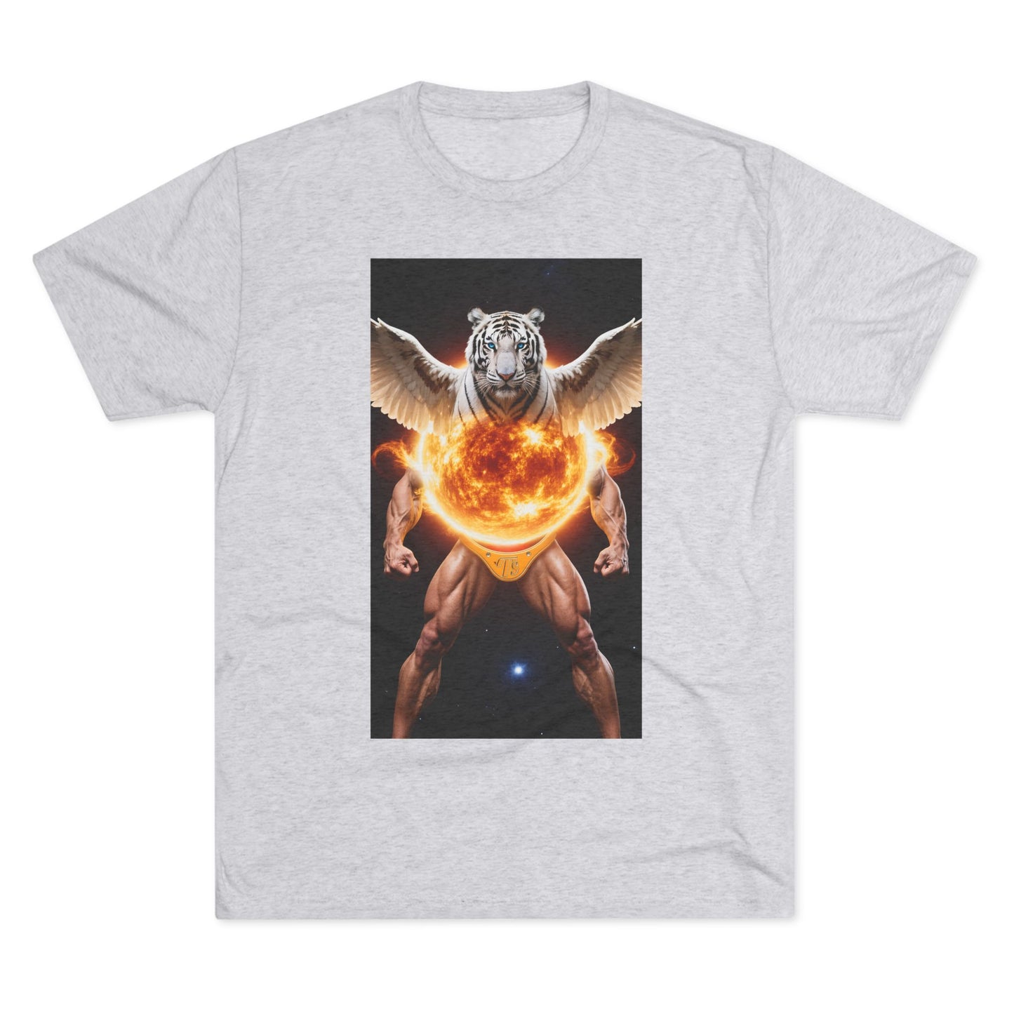 Tigga Sola Mascula Tri-Blend Unisex Crew Shirt | Perfect for Gift Giving, Casual Wear, Pet Lovers, and Wildlife Enthusiasts