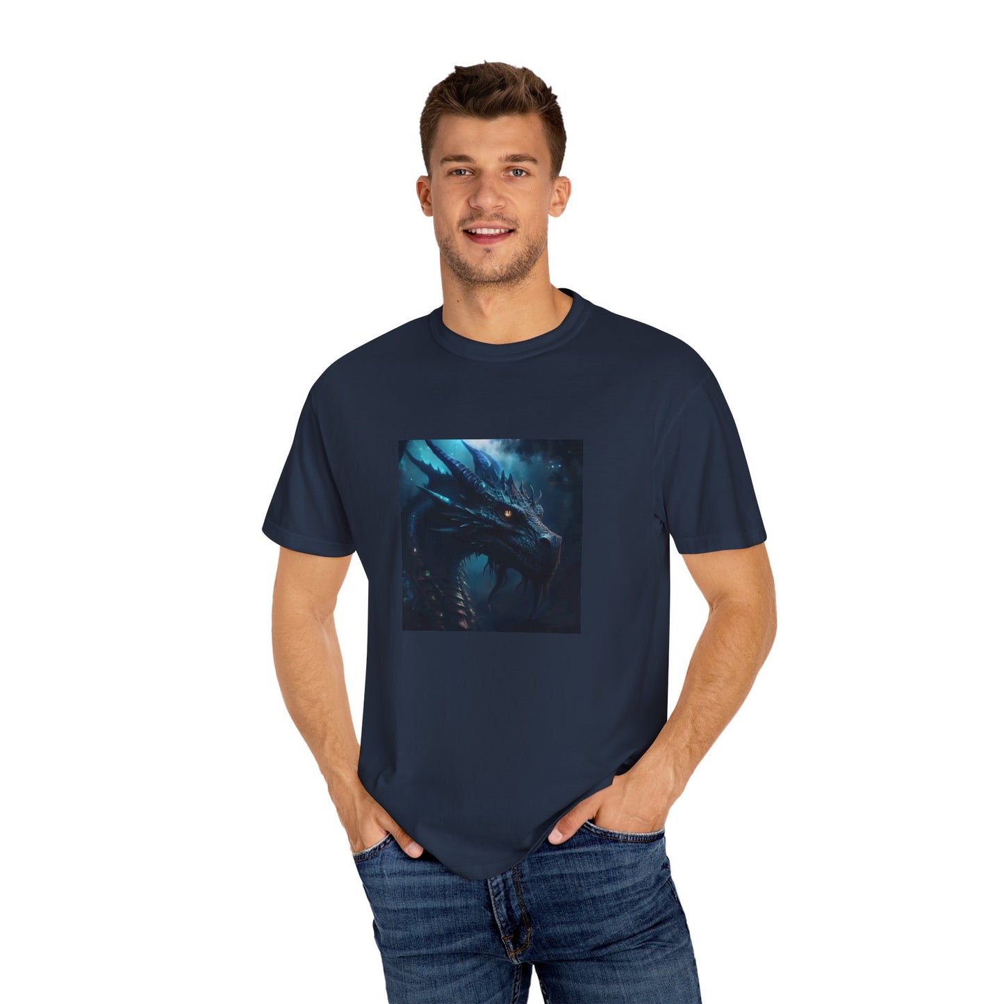 Epic Dragon Graphic Unisex T-Shirt - Fantasy Art Tee