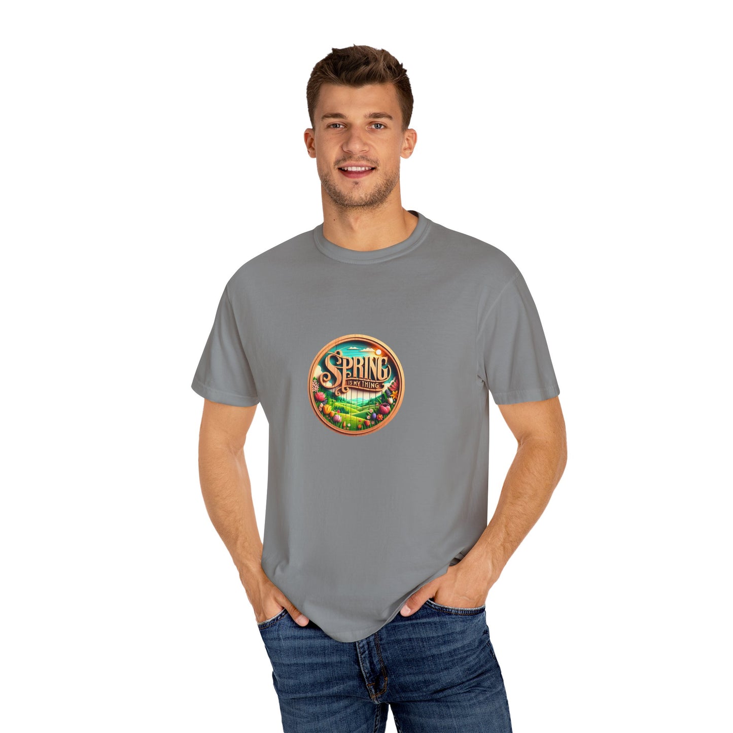Spring Vibes Unisex Garment-Dyed T-shirt - Celebrate the Season