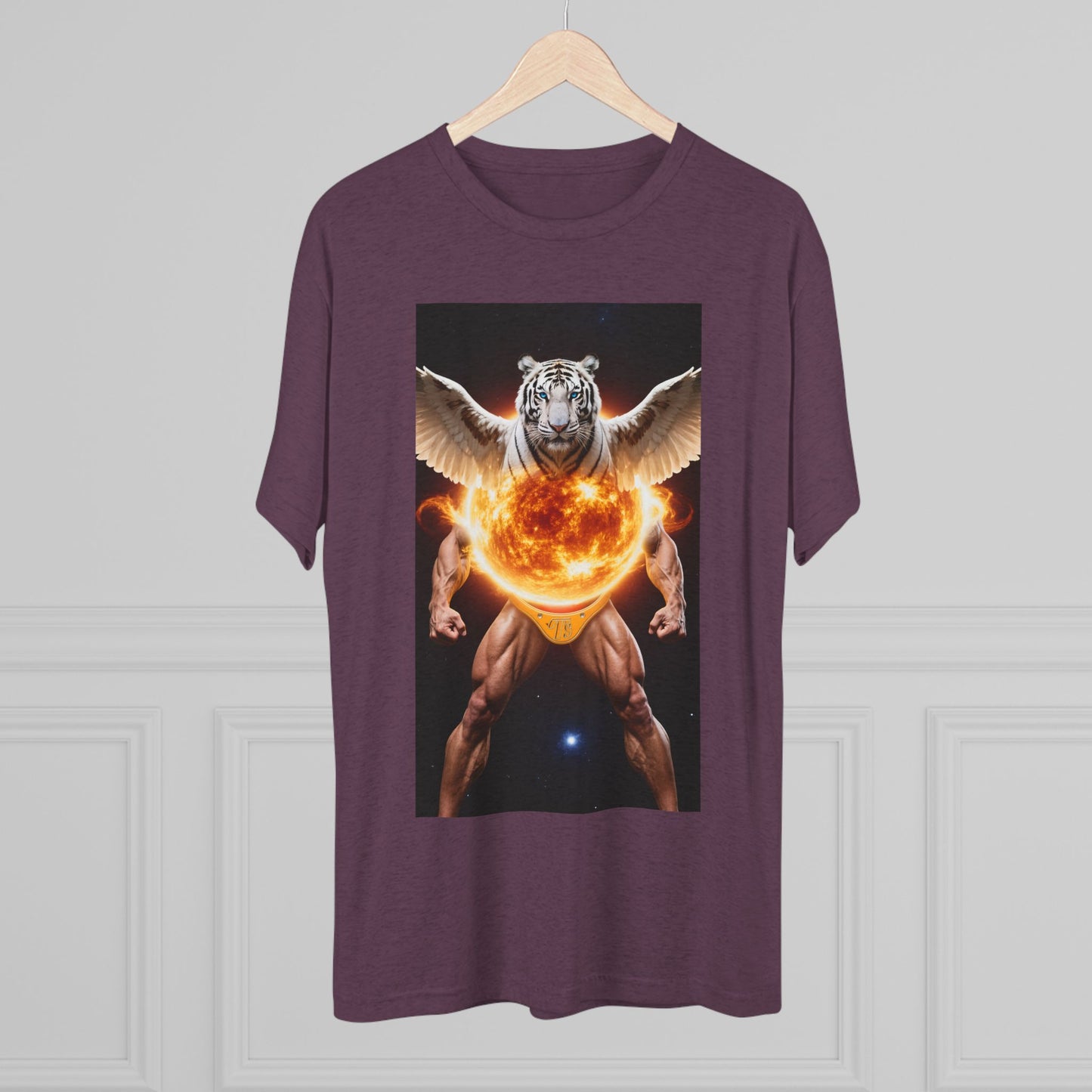 Tigga Sola Mascula Tri-Blend Unisex Crew Shirt | Perfect for Gift Giving, Casual Wear, Pet Lovers, and Wildlife Enthusiasts
