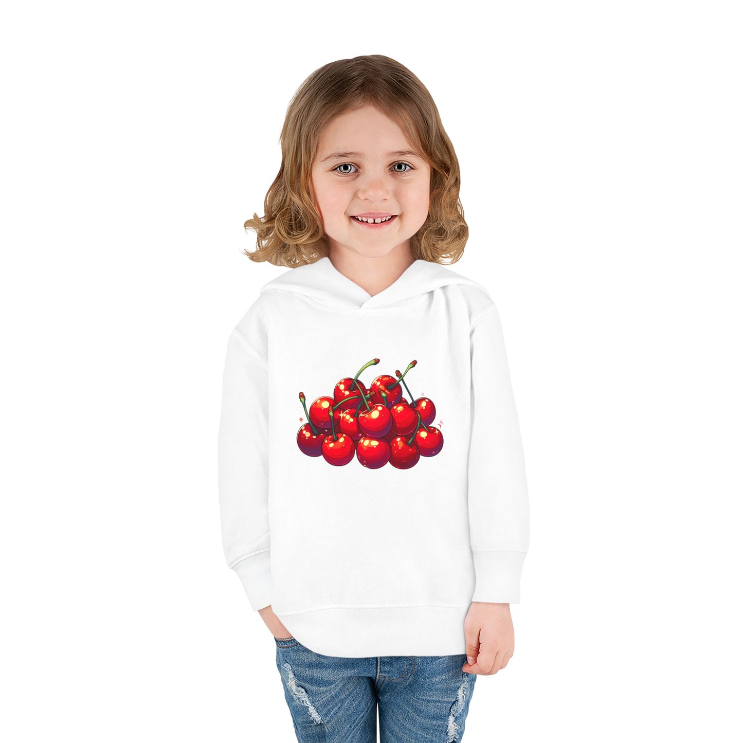 Cherry Toddler Hoodie, Cute Kids Pullover, Birthday Gift, Spring Fashion
