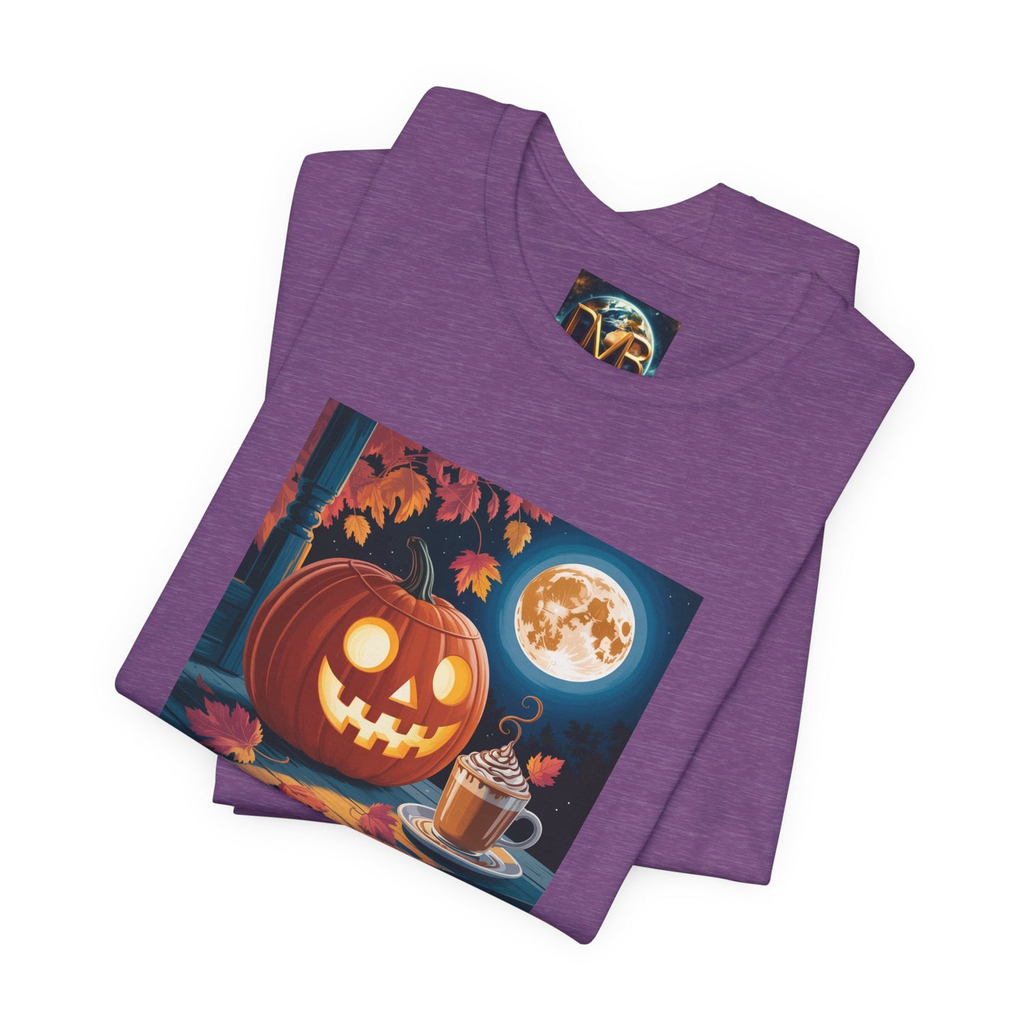 Fall In Love With Fall, Unisex Fall T-Shirt, Halloween Shirt, Cozy Fall Apparel, Seasonal Graphic Tee, Pumpkin Spice Tee