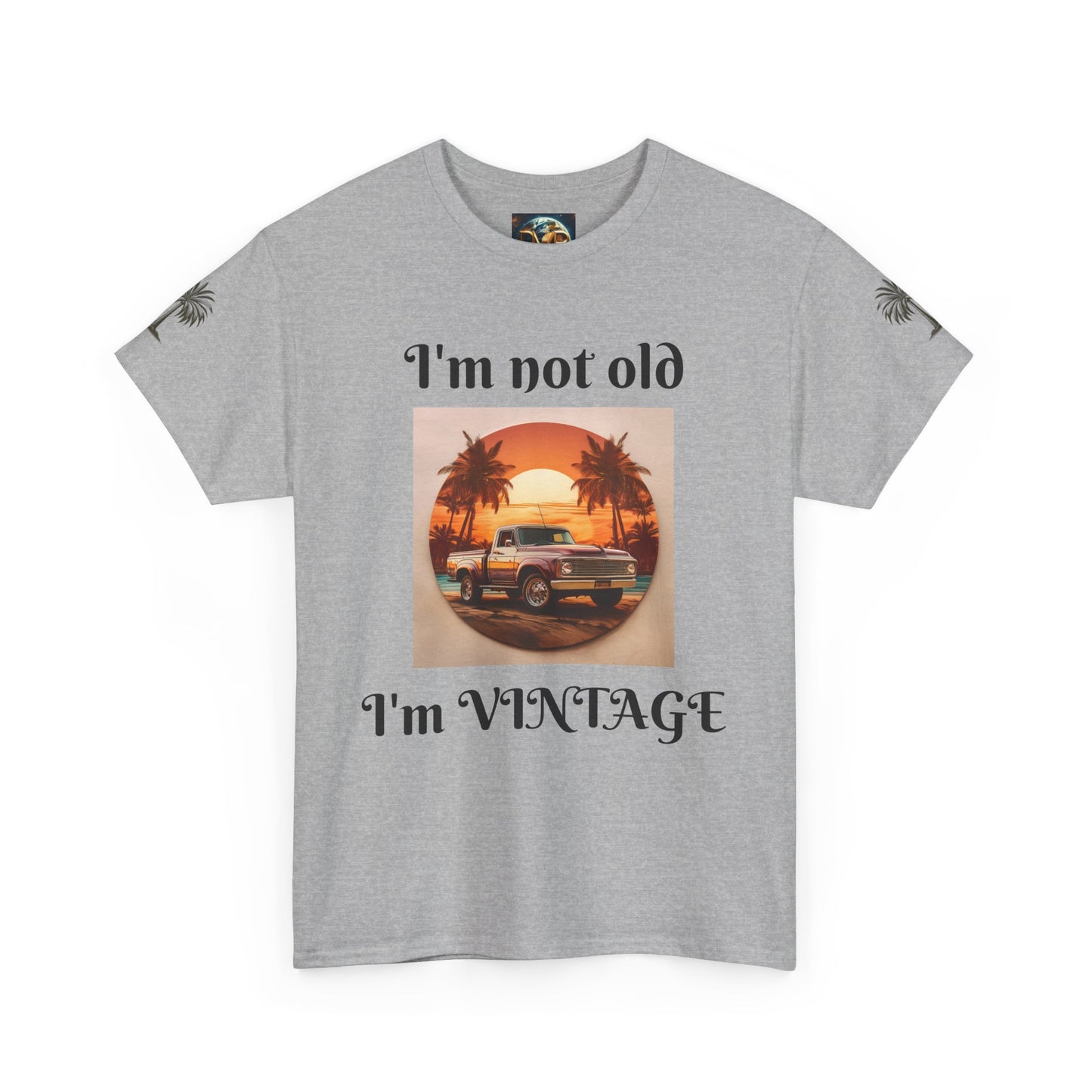 Vintage Vibes Unisex Heavy Cotton Tee - I'm Not Old, I'm VINTAGE