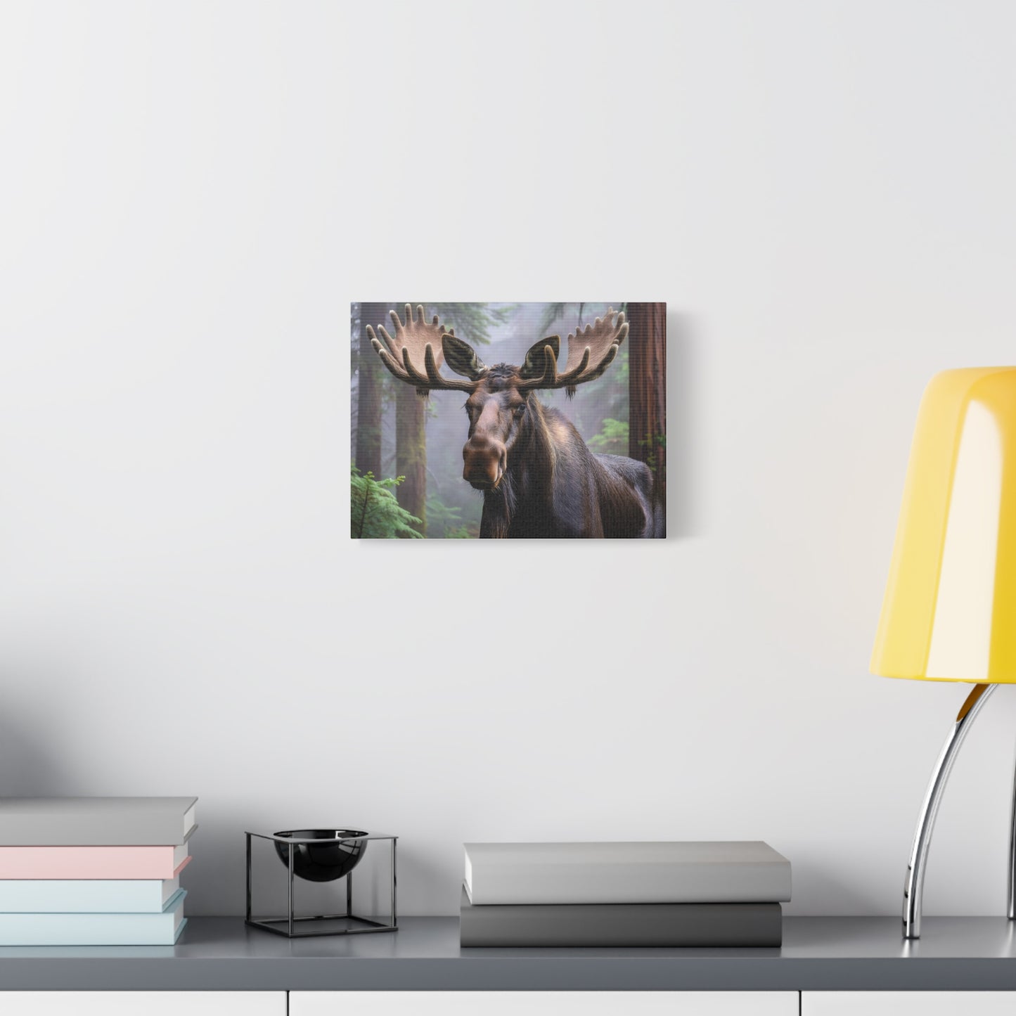 Majestic Moose Canvas Print - Nature Wall Art for Wildlife Lovers