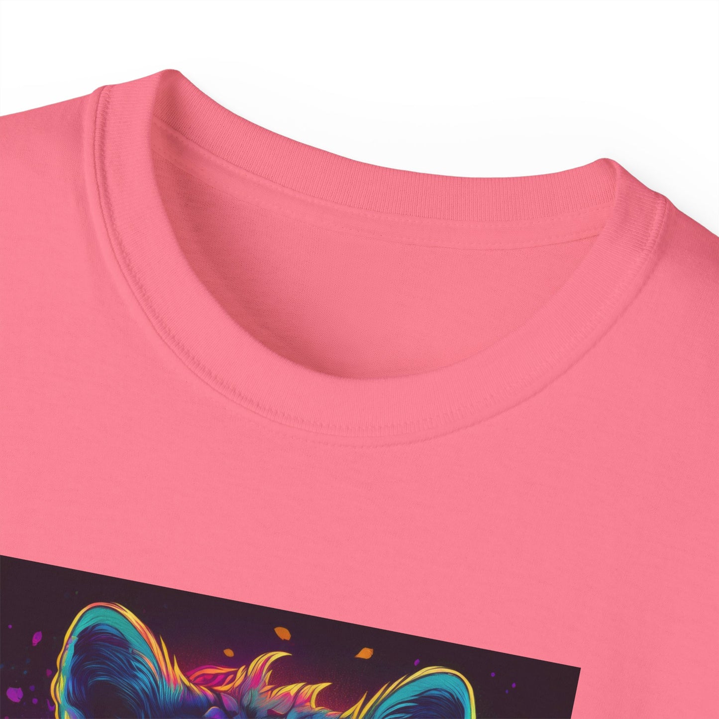 90's Style Colorful Lion Graphic Ultra Cotton Tee - Vibrant and Fun Wear