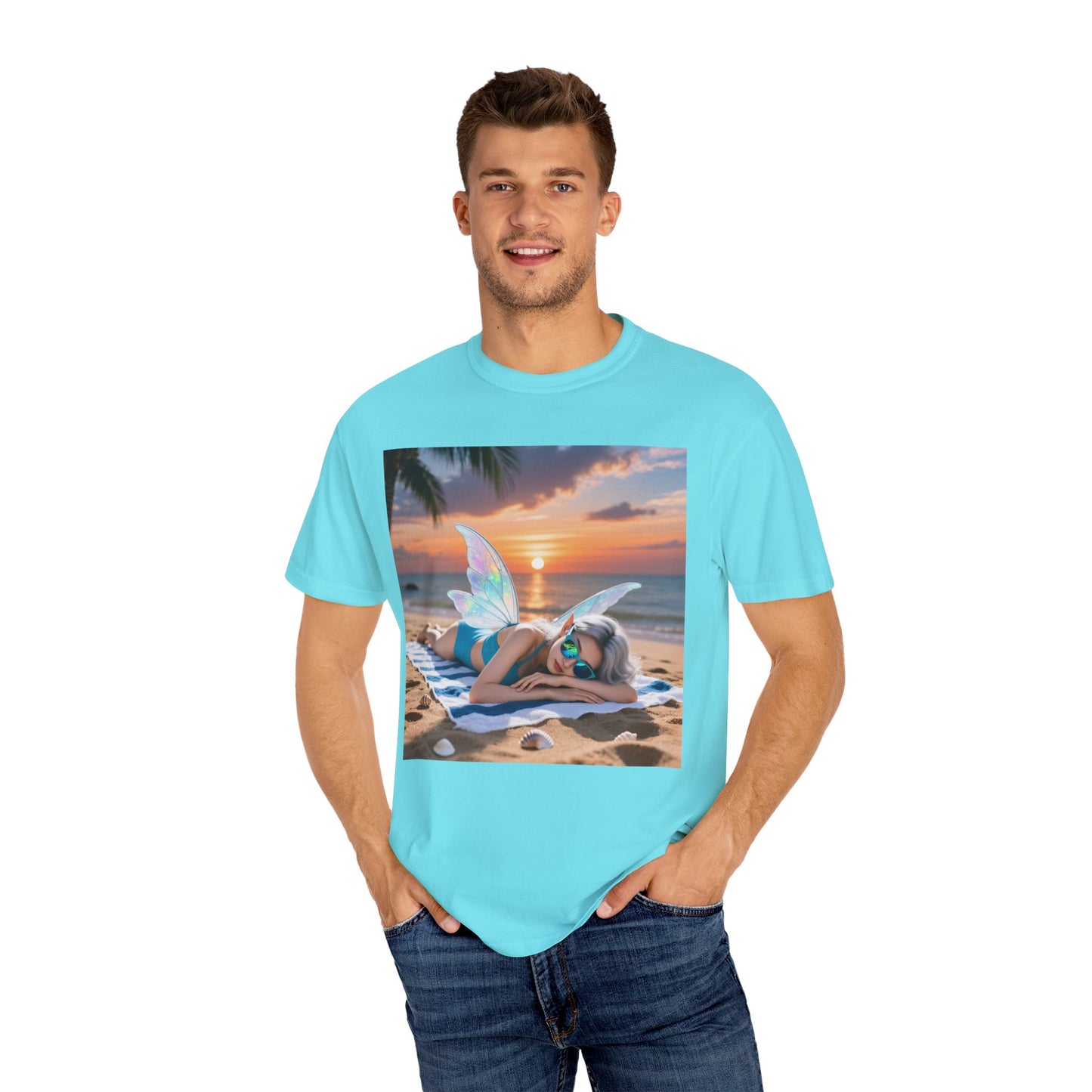 Beach Fairy Unisex T-Shirt, Summer Vibe Tee, Beachwear, Gift for Beach Lovers, Relaxation Shirt, Graphic Tee