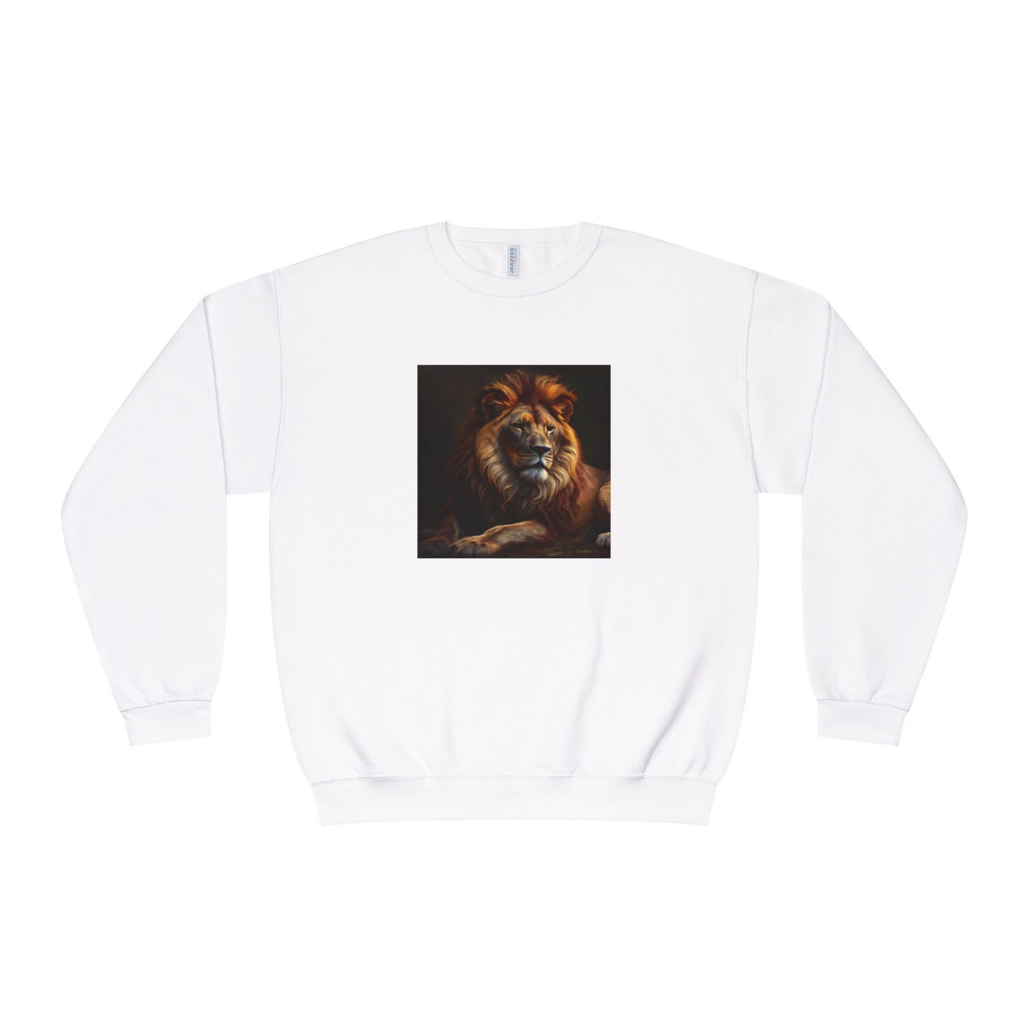 Majestic Lion Unisex Crewneck Sweatshirt - Cozy Animal Print Apparel
