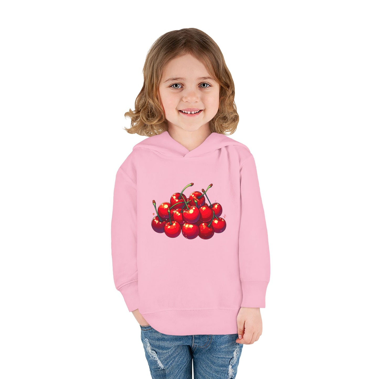 Cherry Toddler Hoodie, Cute Kids Pullover, Birthday Gift, Spring Fashion