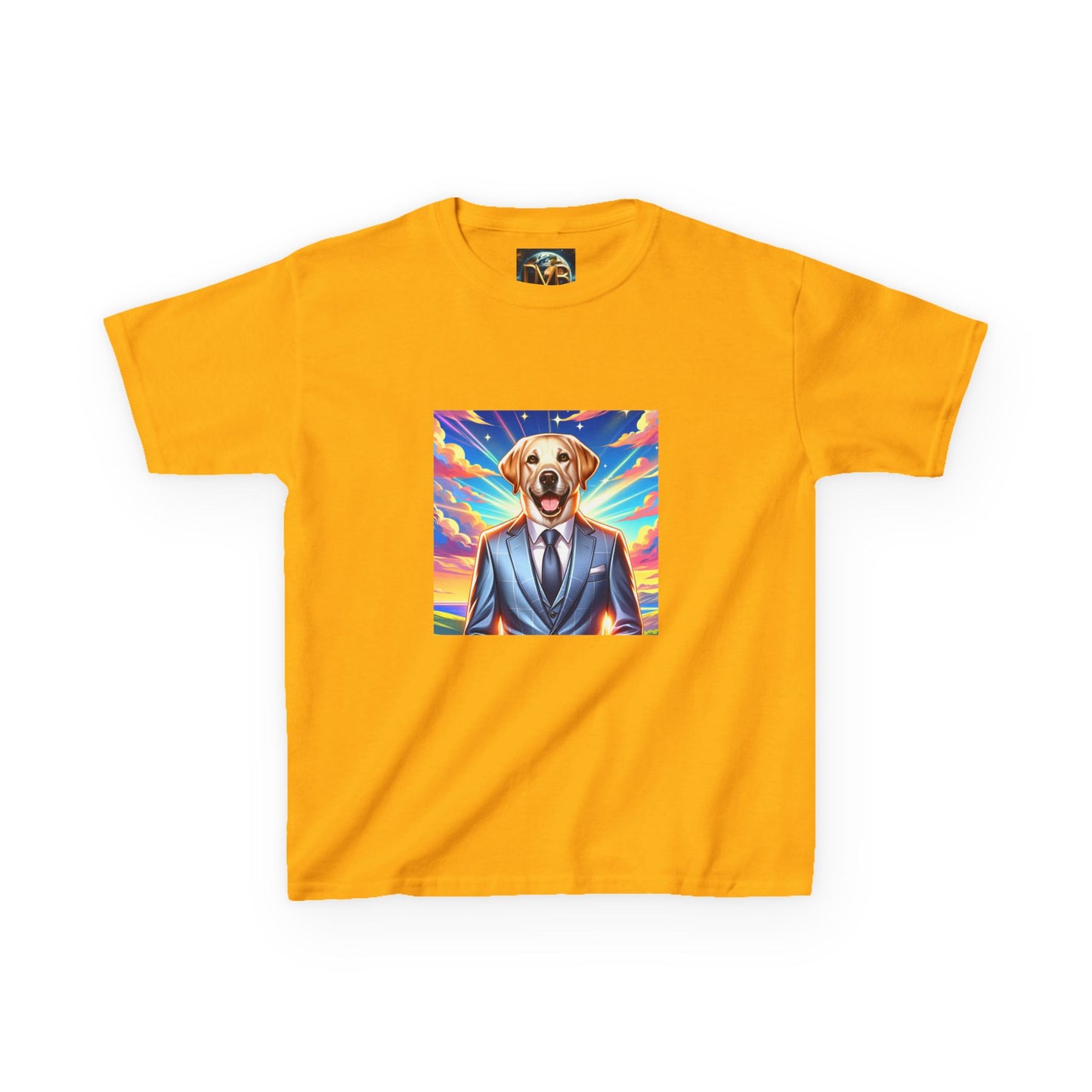 Whimsical Dog Portrait Kids Tee, Fun Youth T-Shirt, Dog Lover Gift, Colorful Kids Shirt, Perfect for Birthdays or Playdates