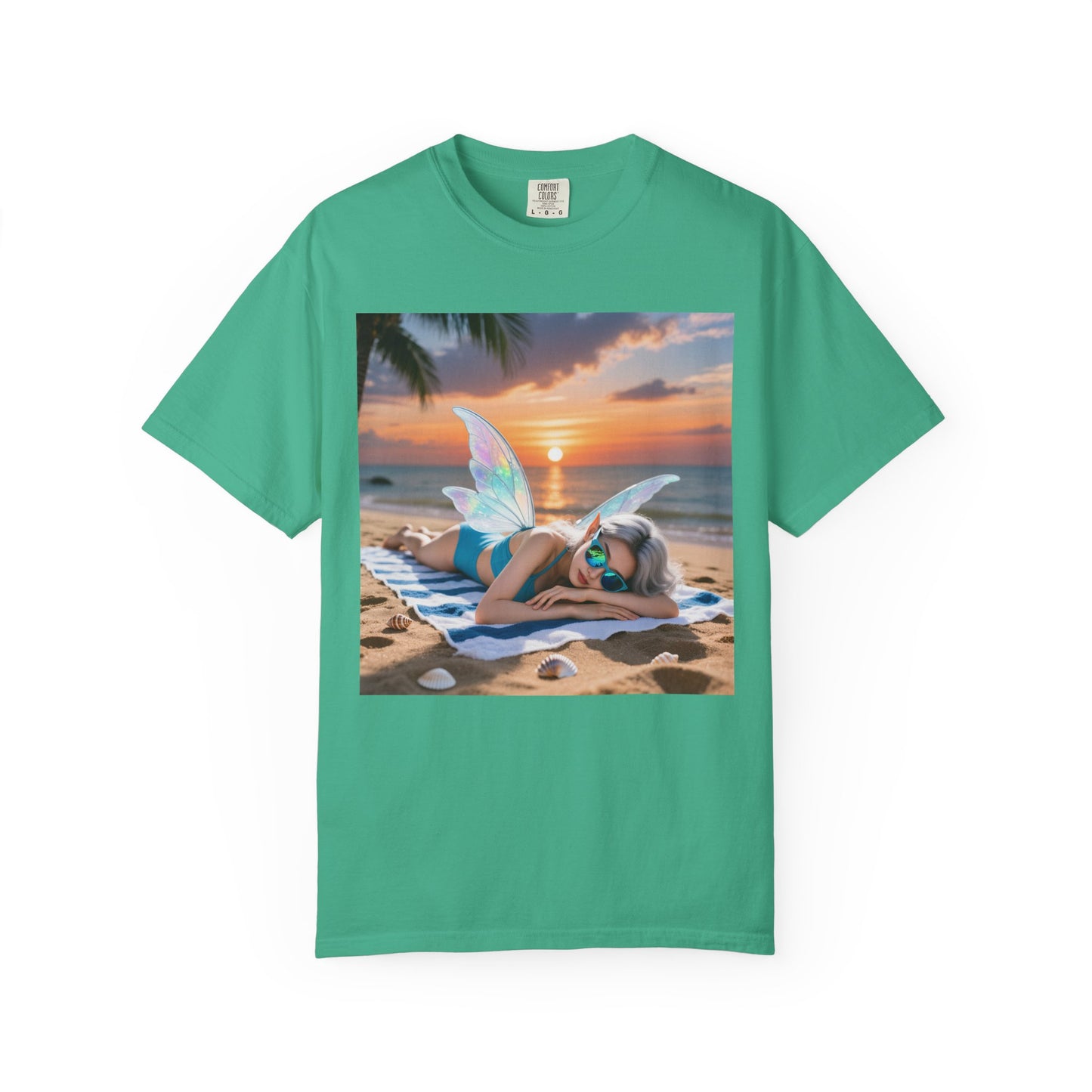 Beach Fairy Unisex T-Shirt, Summer Vibe Tee, Beachwear, Gift for Beach Lovers, Relaxation Shirt, Graphic Tee