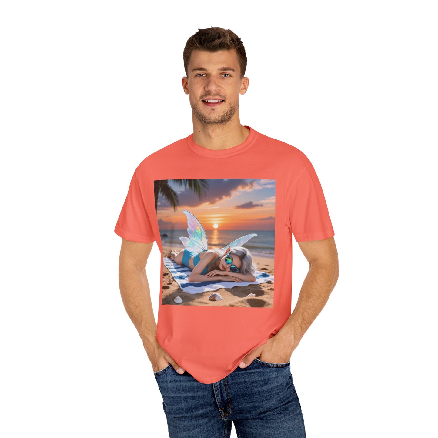 Beach Fairy Unisex T-Shirt, Summer Vibe Tee, Beachwear, Gift for Beach Lovers, Relaxation Shirt, Graphic Tee