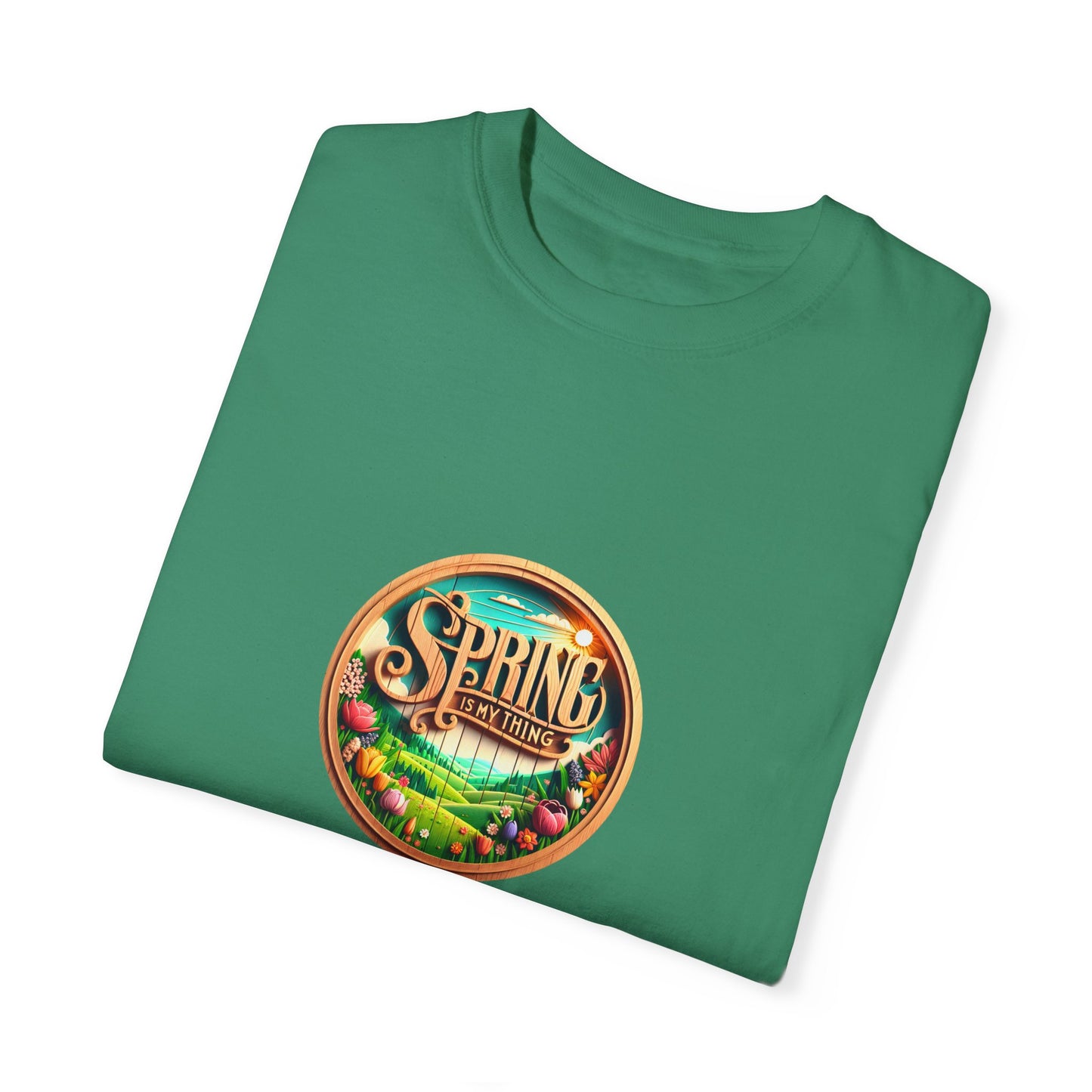 Spring Vibes Unisex Garment-Dyed T-shirt - Celebrate the Season