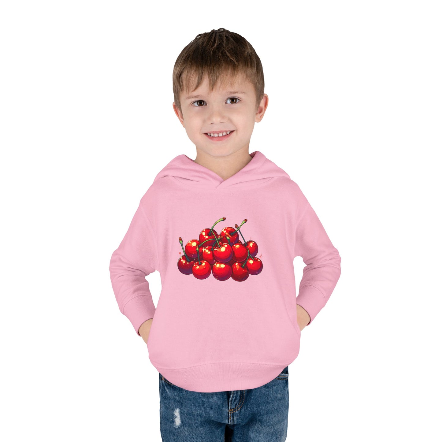 Cherry Toddler Hoodie, Cute Kids Pullover, Birthday Gift, Spring Fashion