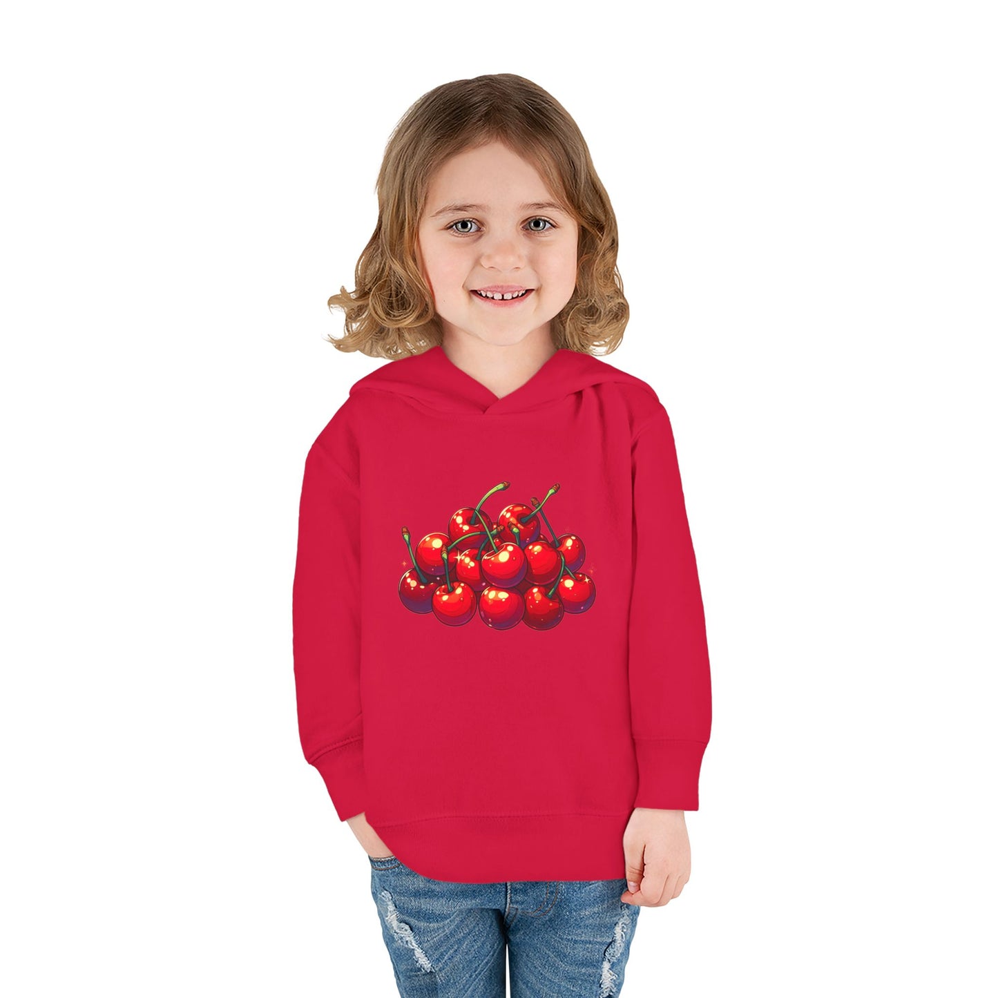Cherry Toddler Hoodie, Cute Kids Pullover, Birthday Gift, Spring Fashion