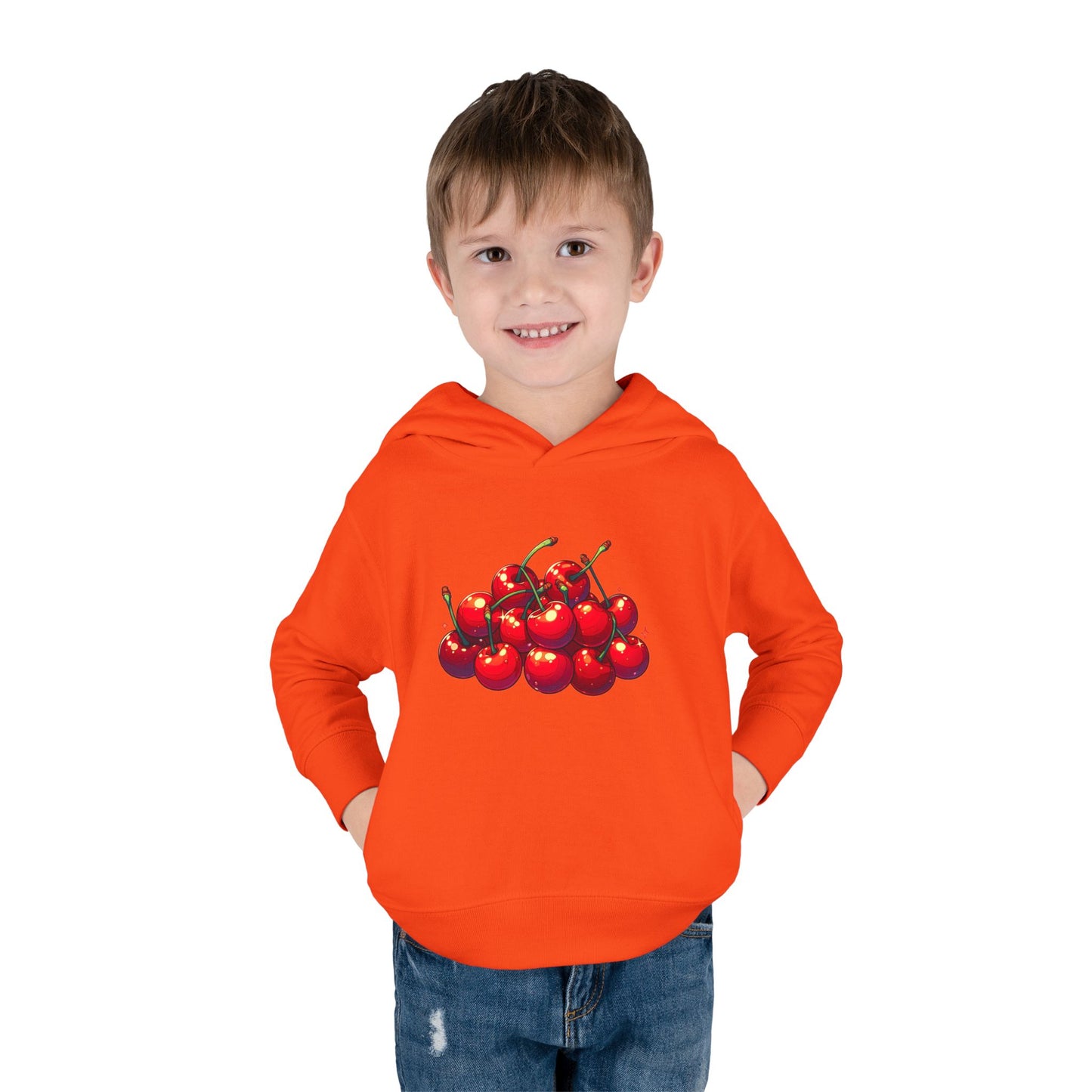Cherry Toddler Hoodie, Cute Kids Pullover, Birthday Gift, Spring Fashion