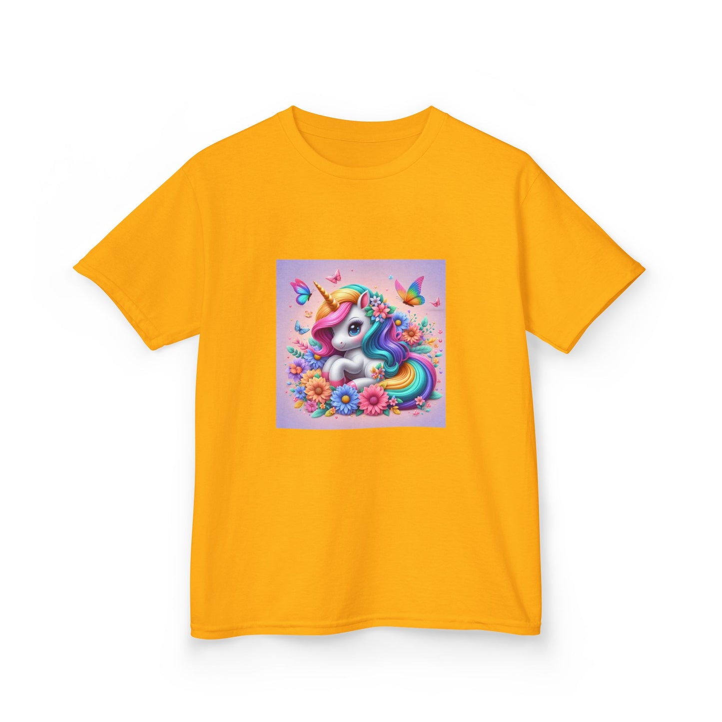 Colorful Unicorn Kids Tee Shirt, Girl's Rainbow T-Shirt, Cute Toddler Clothing, Magical Fantasy Top, Children's Graphic Tee