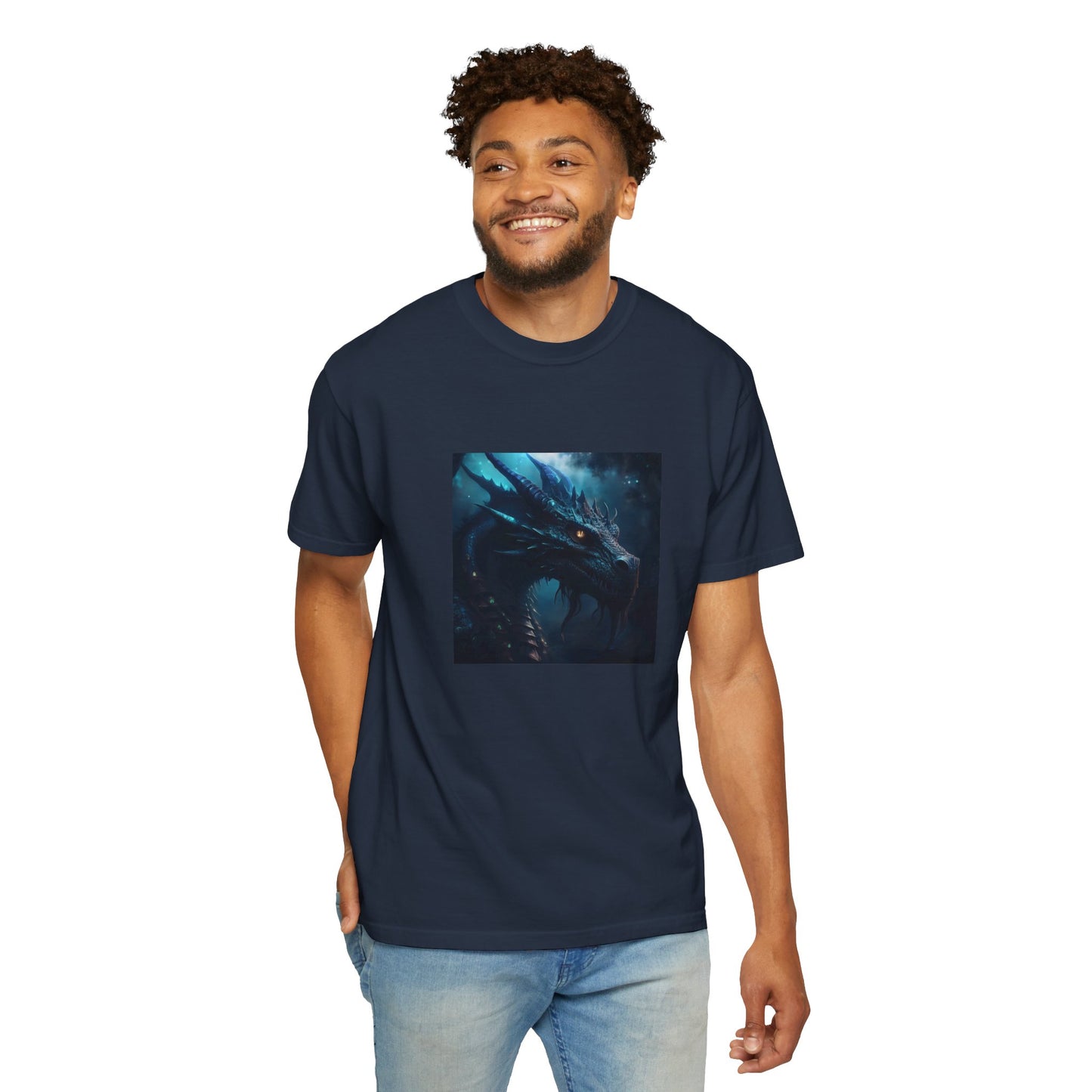 Epic Dragon Graphic Unisex T-Shirt - Fantasy Art Tee