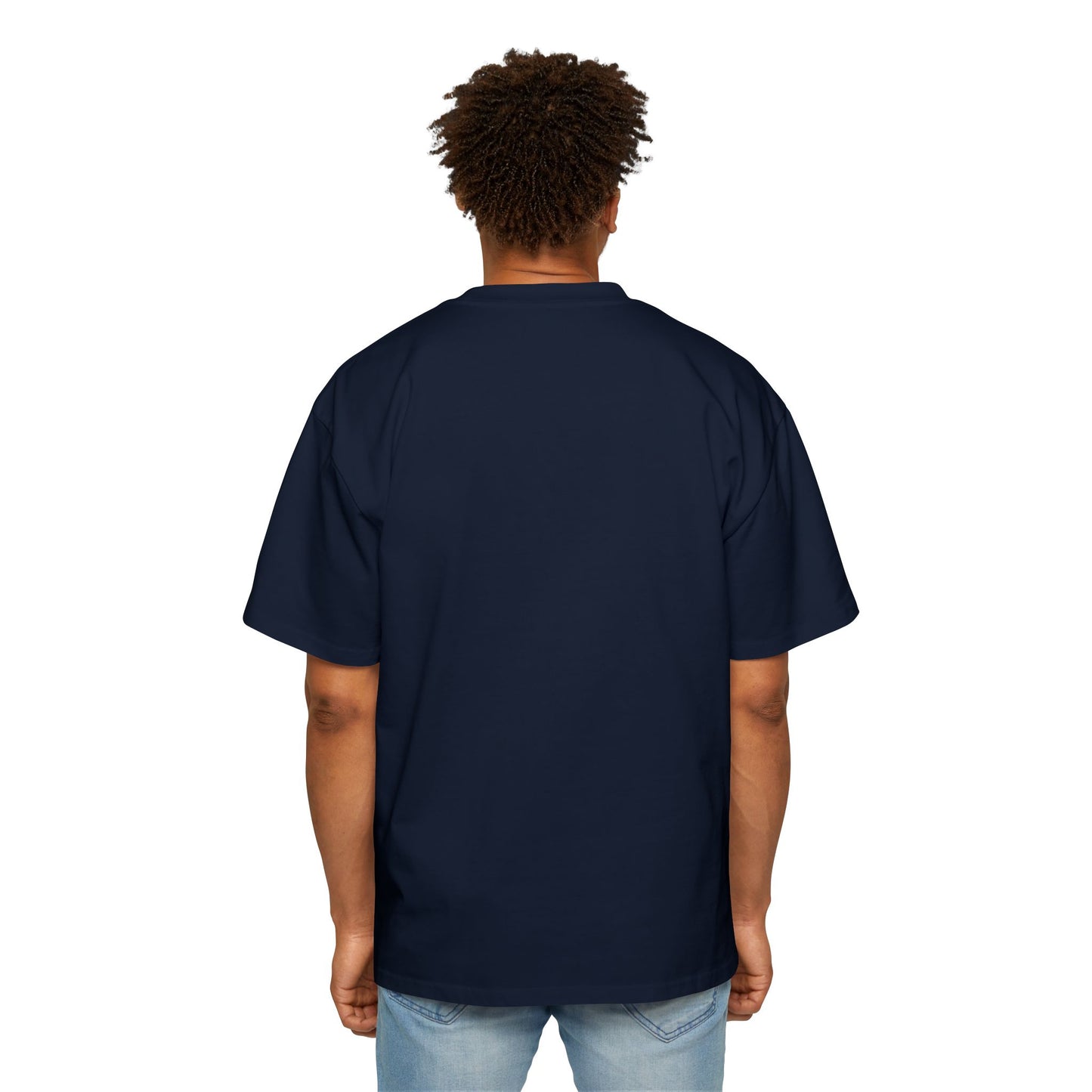 Neon Retro Vibrant Eagle Graphic Oversized Tee for Men