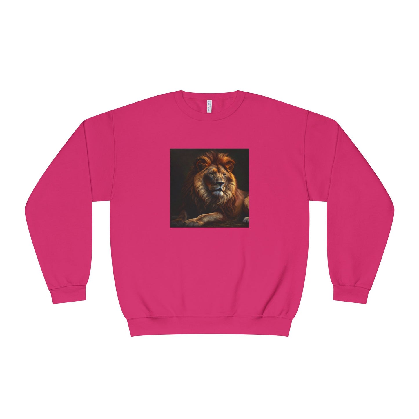 Majestic Lion Unisex Crewneck Sweatshirt - Cozy Animal Print Apparel