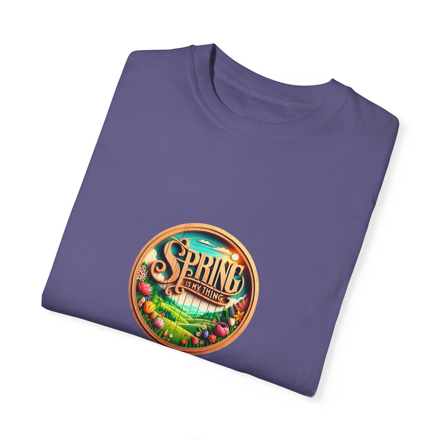 Spring Vibes Unisex Garment-Dyed T-shirt - Celebrate the Season