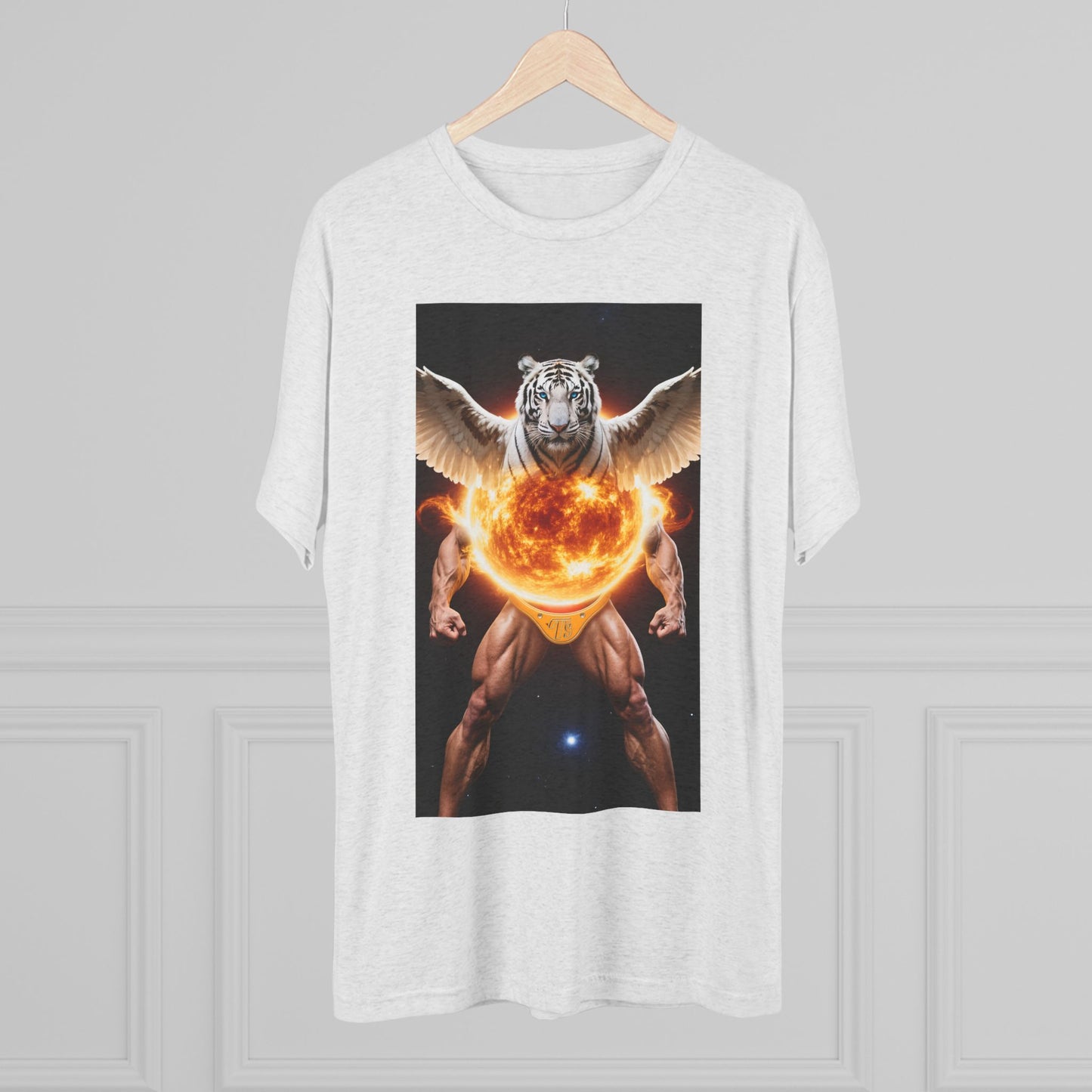 Tigga Sola Mascula Tri-Blend Unisex Crew Shirt | Perfect for Gift Giving, Casual Wear, Pet Lovers, and Wildlife Enthusiasts