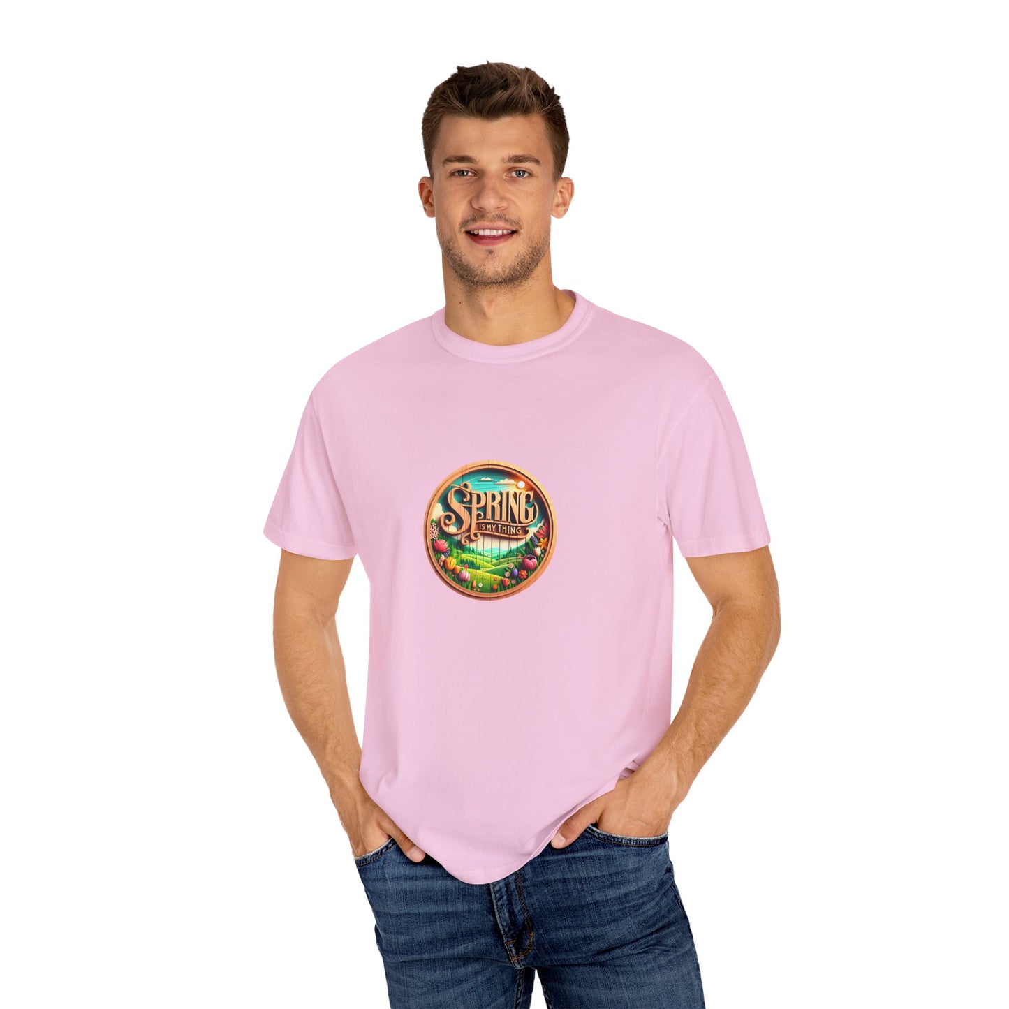 Spring Vibes Unisex Garment-Dyed T-shirt - Celebrate the Season