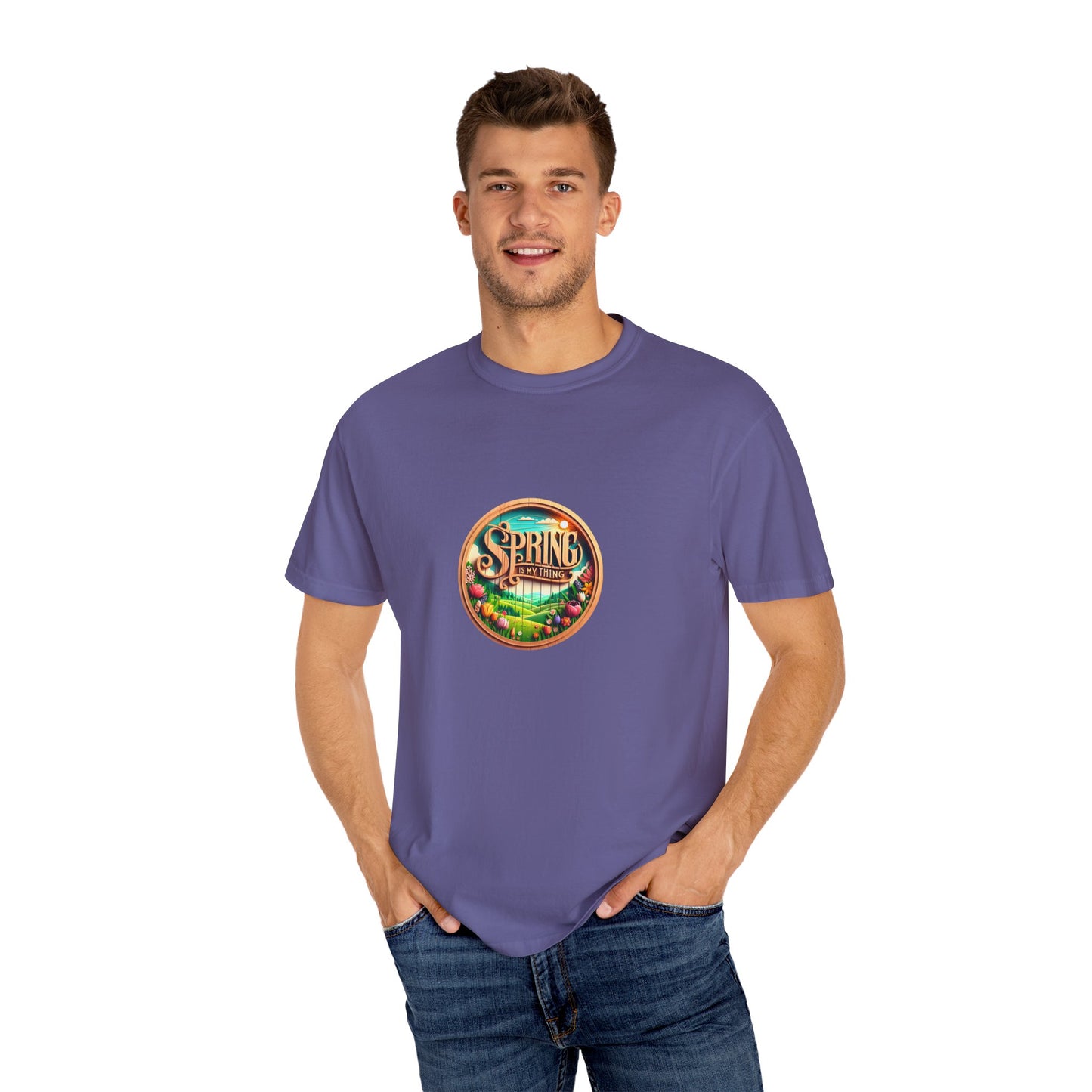 Spring Vibes Unisex Garment-Dyed T-shirt - Celebrate the Season