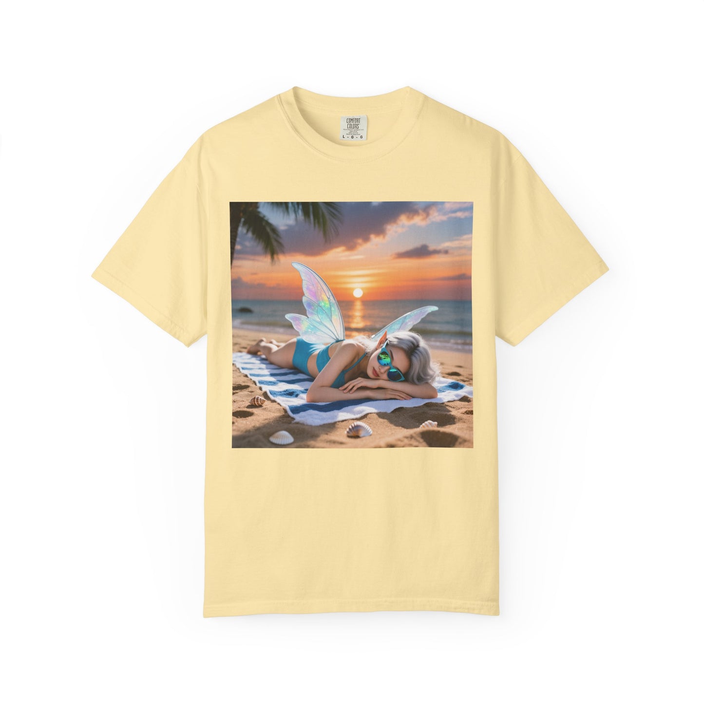 Beach Fairy Unisex T-Shirt, Summer Vibe Tee, Beachwear, Gift for Beach Lovers, Relaxation Shirt, Graphic Tee