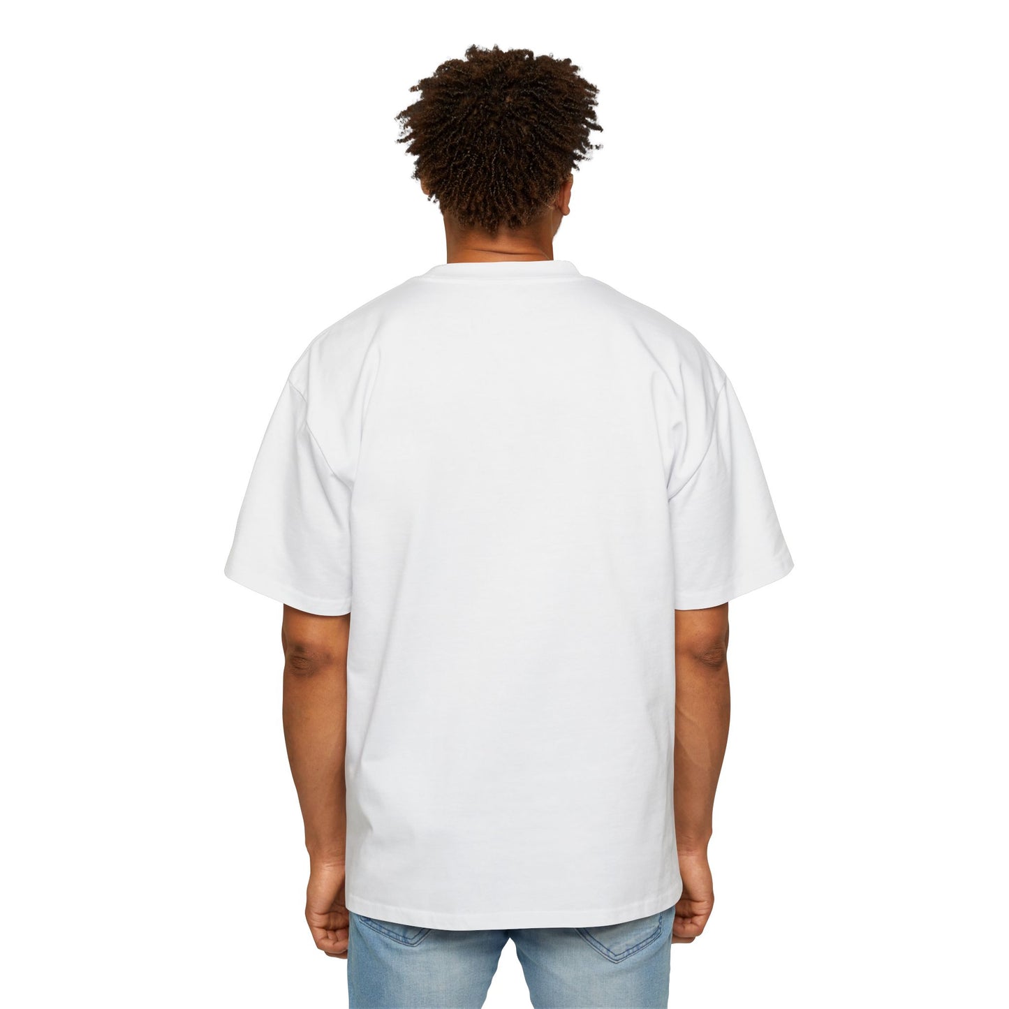 Neon Retro Vibrant Eagle Graphic Oversized Tee for Men