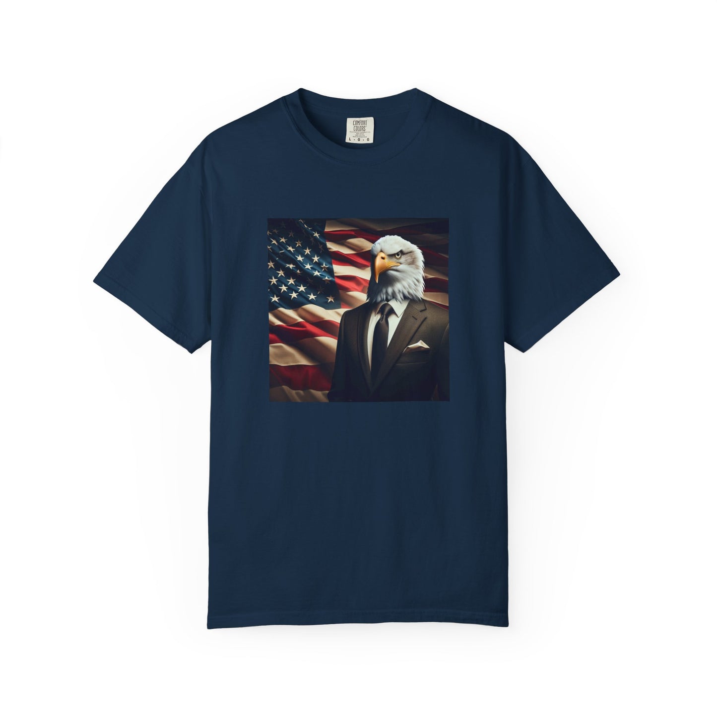 USA Means Business! Unisex Garment-Dyed Tee for Independence Day