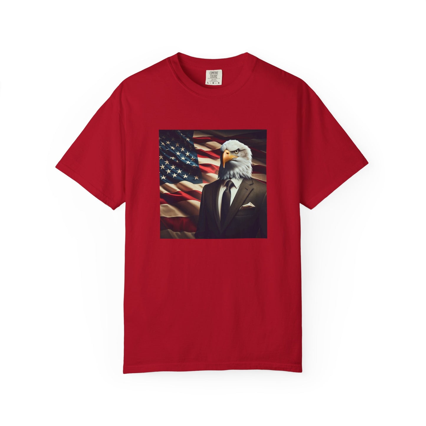 USA Means Business! Unisex Garment-Dyed Tee for Independence Day