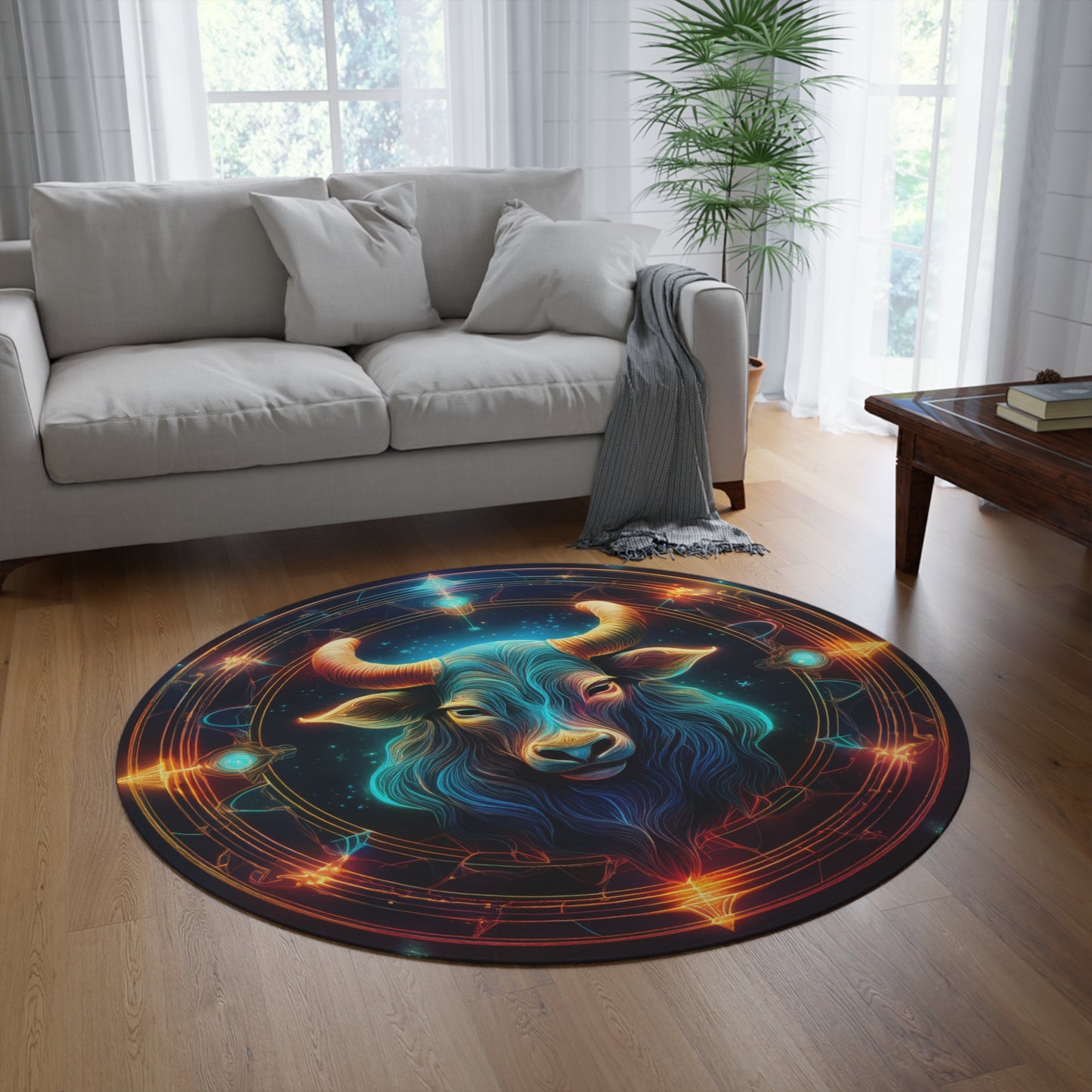 Taurus Pride! Astrology Space Rug - Bohemian Home Decor