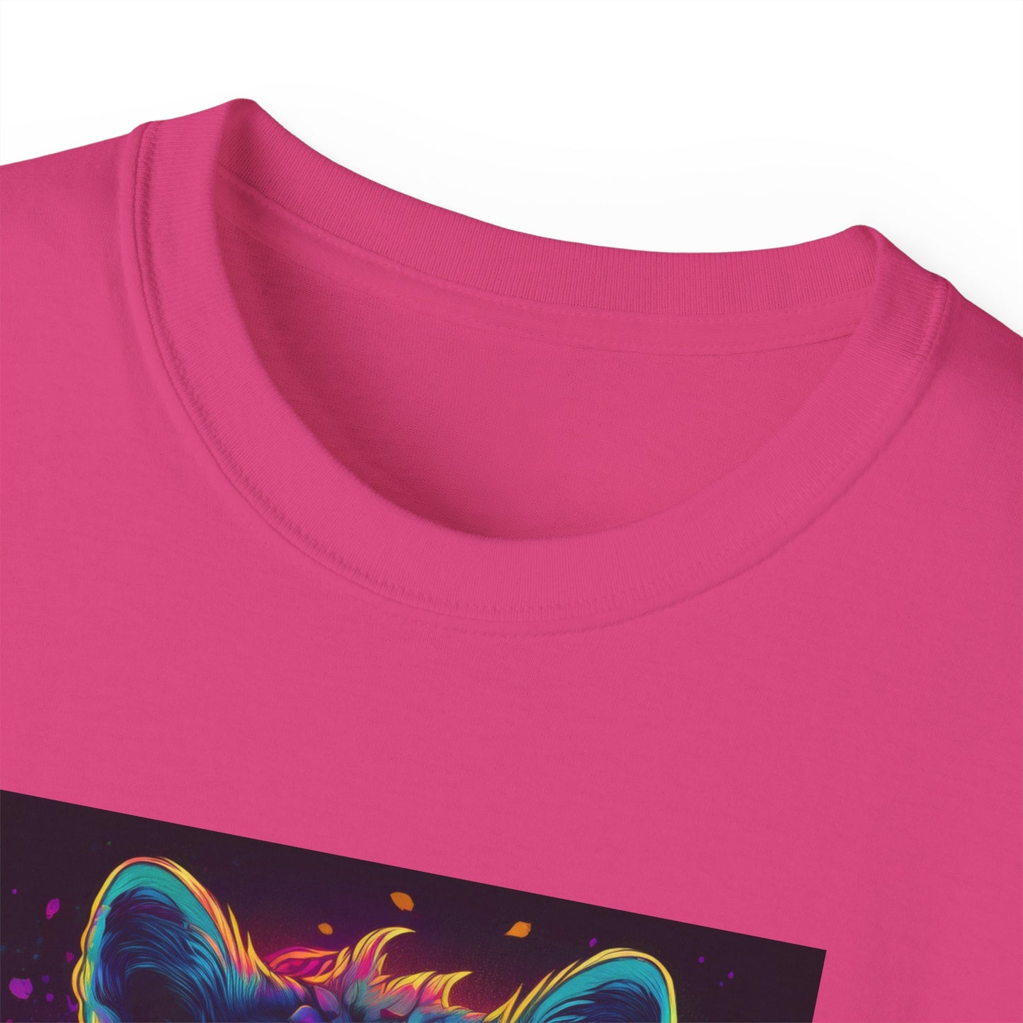 90's Style Colorful Lion Graphic Ultra Cotton Tee - Vibrant and Fun Wear