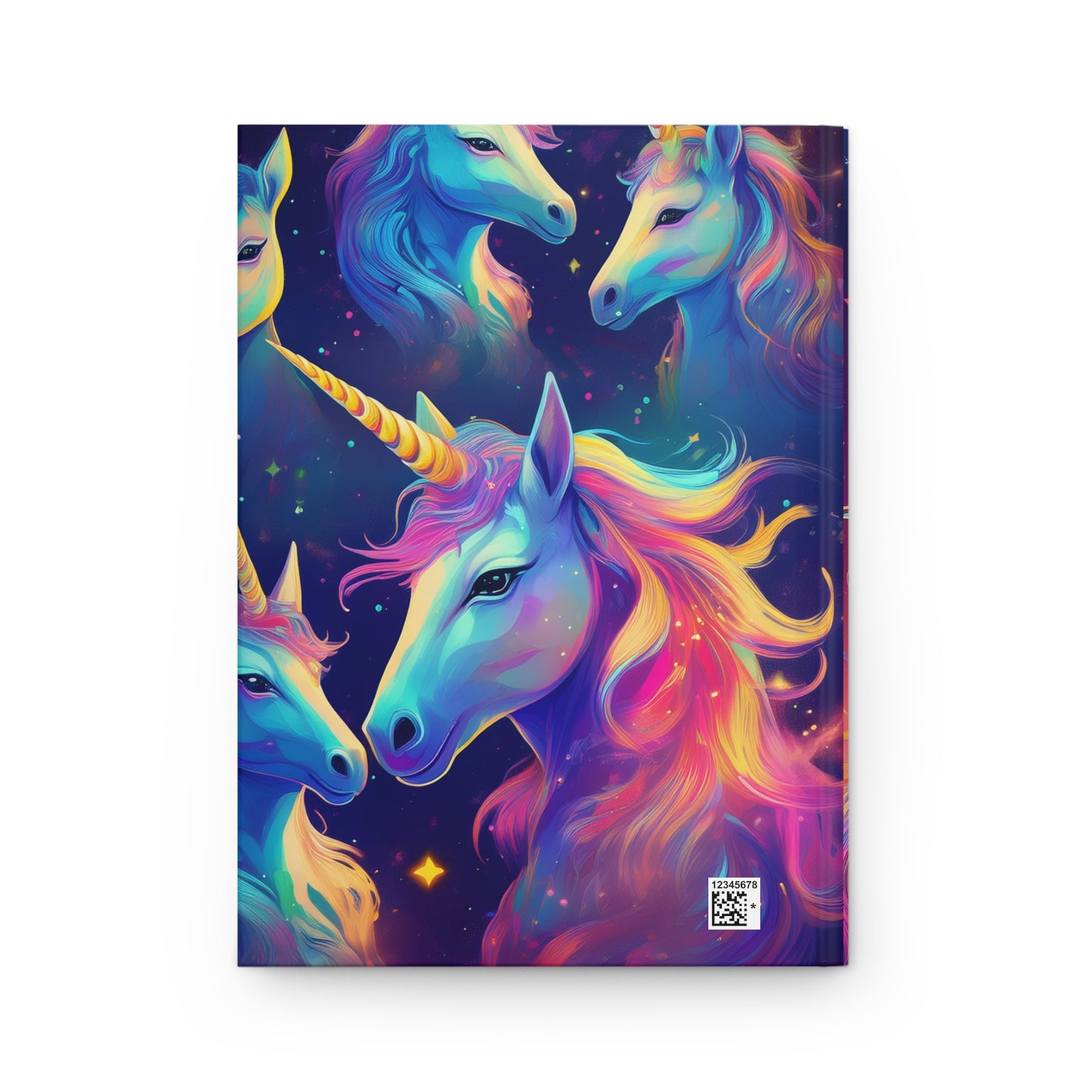 Fantasy Unicorn Hardcover Journal - Colorful Diary for Kids and Teens