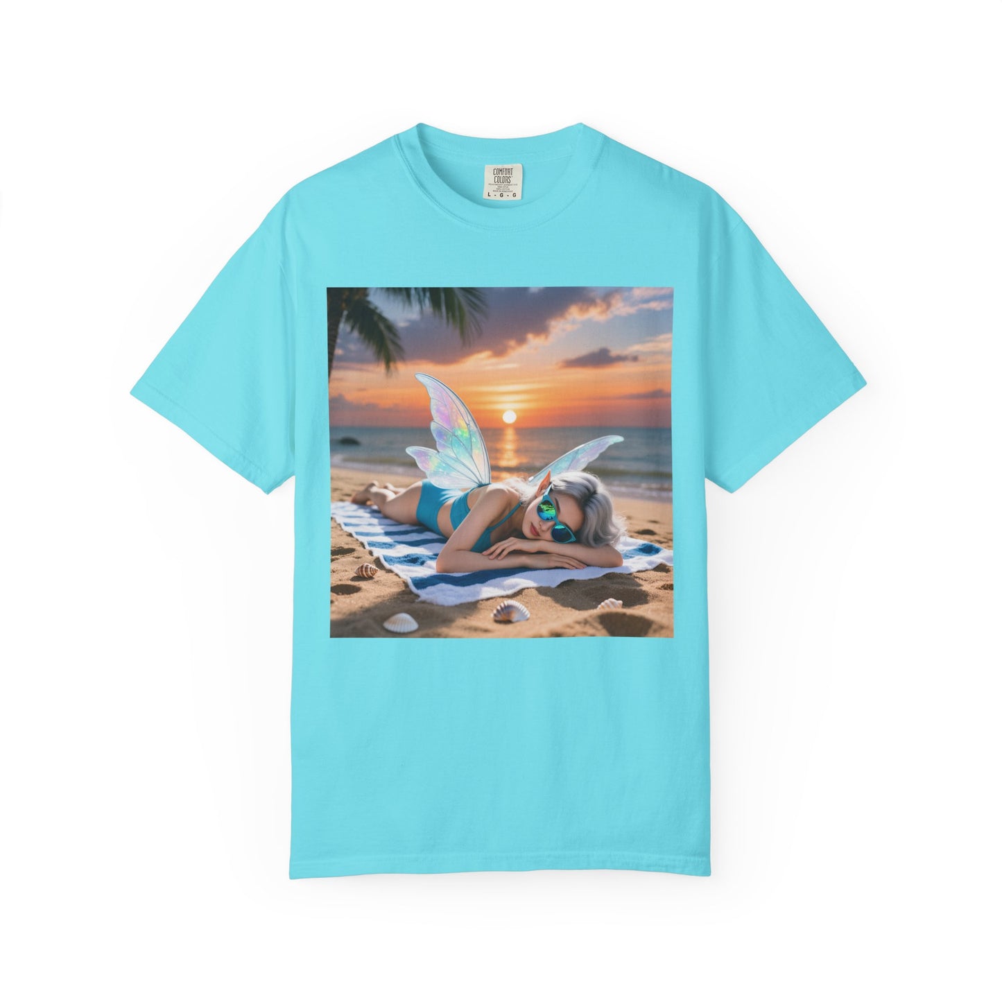 Beach Fairy Unisex T-Shirt, Summer Vibe Tee, Beachwear, Gift for Beach Lovers, Relaxation Shirt, Graphic Tee