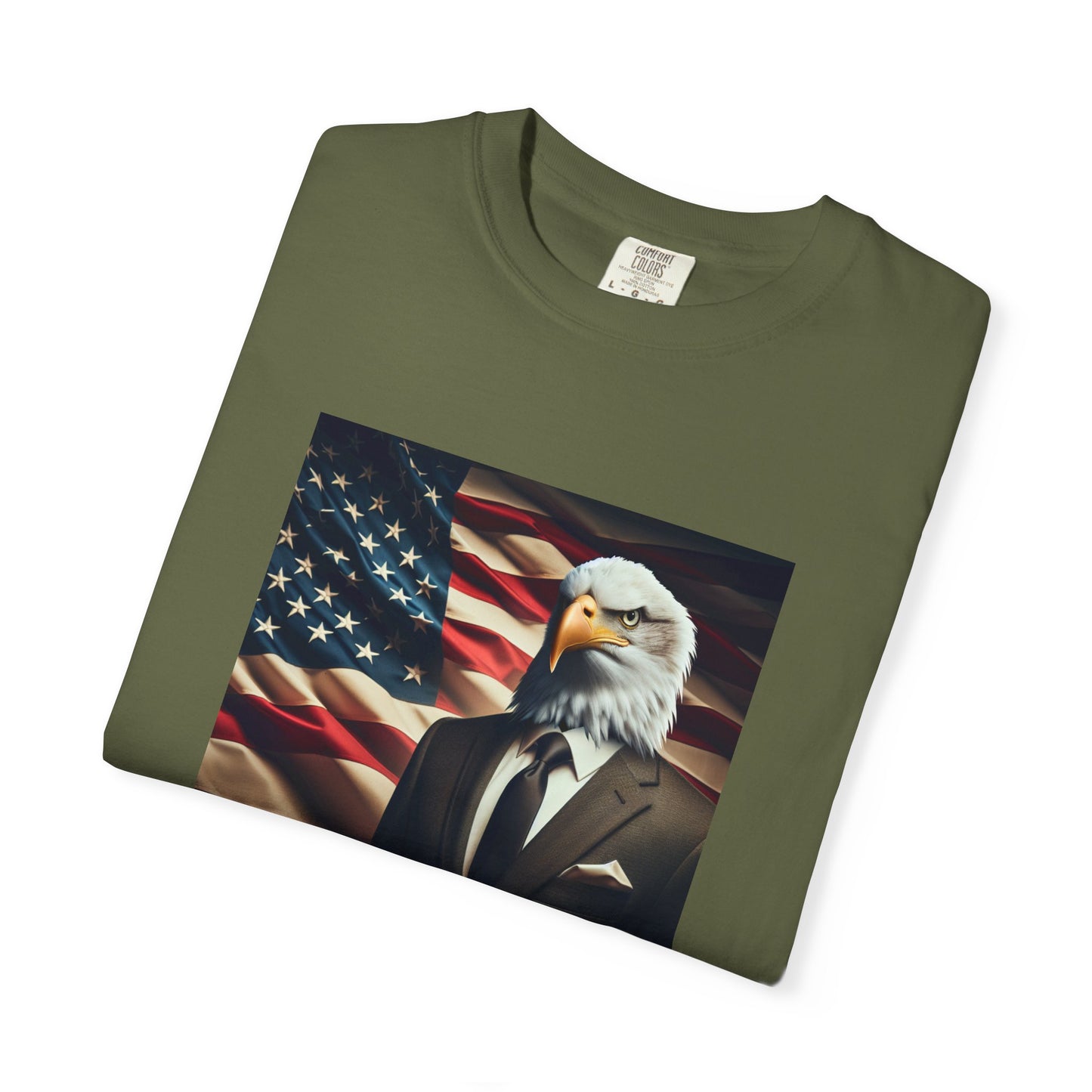 USA Means Business! Unisex Garment-Dyed Tee for Independence Day