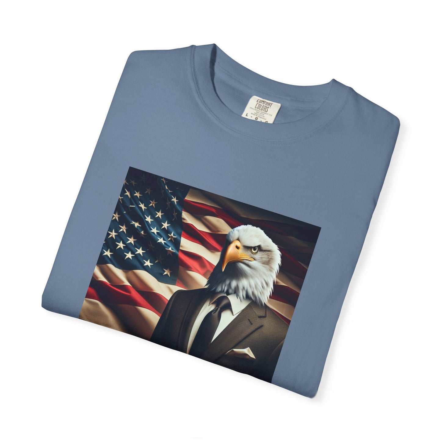 USA Means Business! Unisex Garment-Dyed Tee for Independence Day