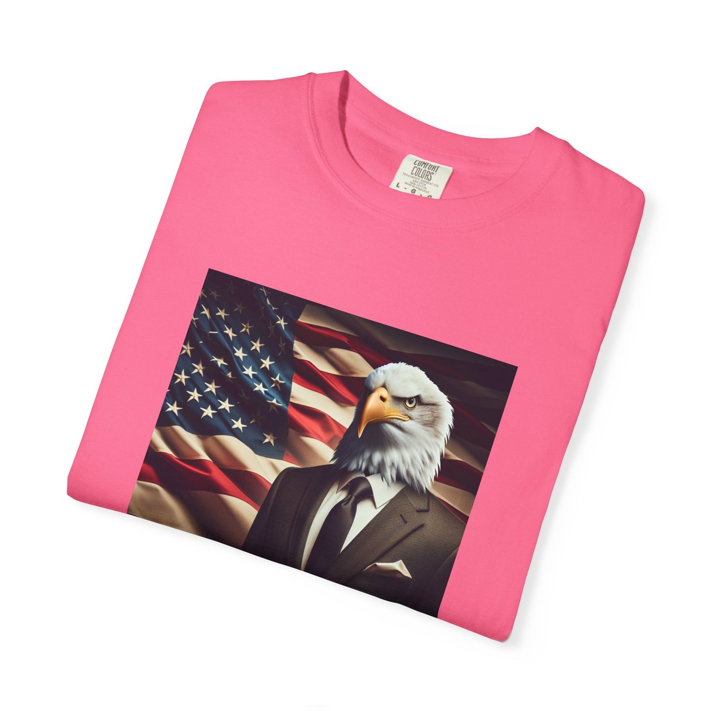 USA Means Business! Unisex Garment-Dyed Tee for Independence Day